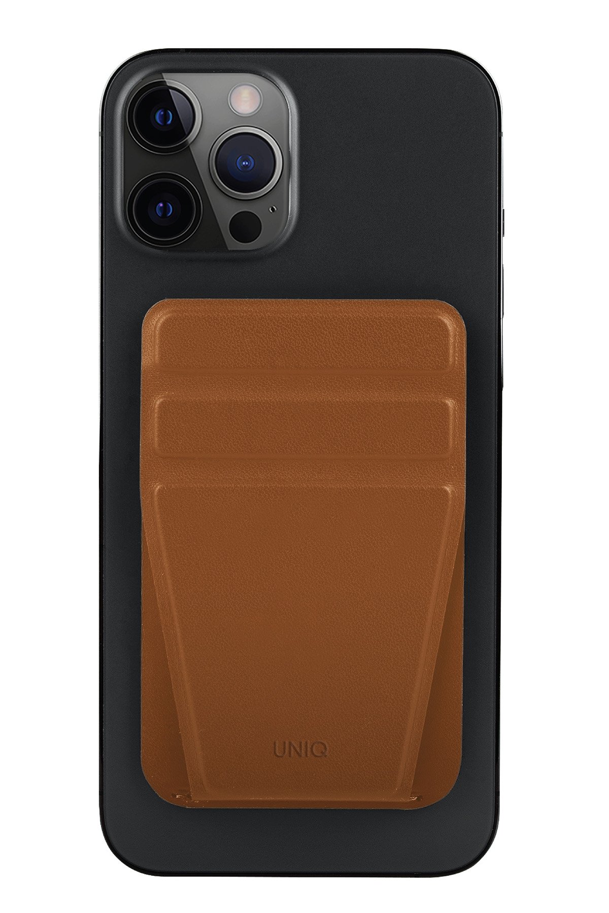 Uniq Flixa Popsocketli Manyetik Kartlık Stand - Siyah