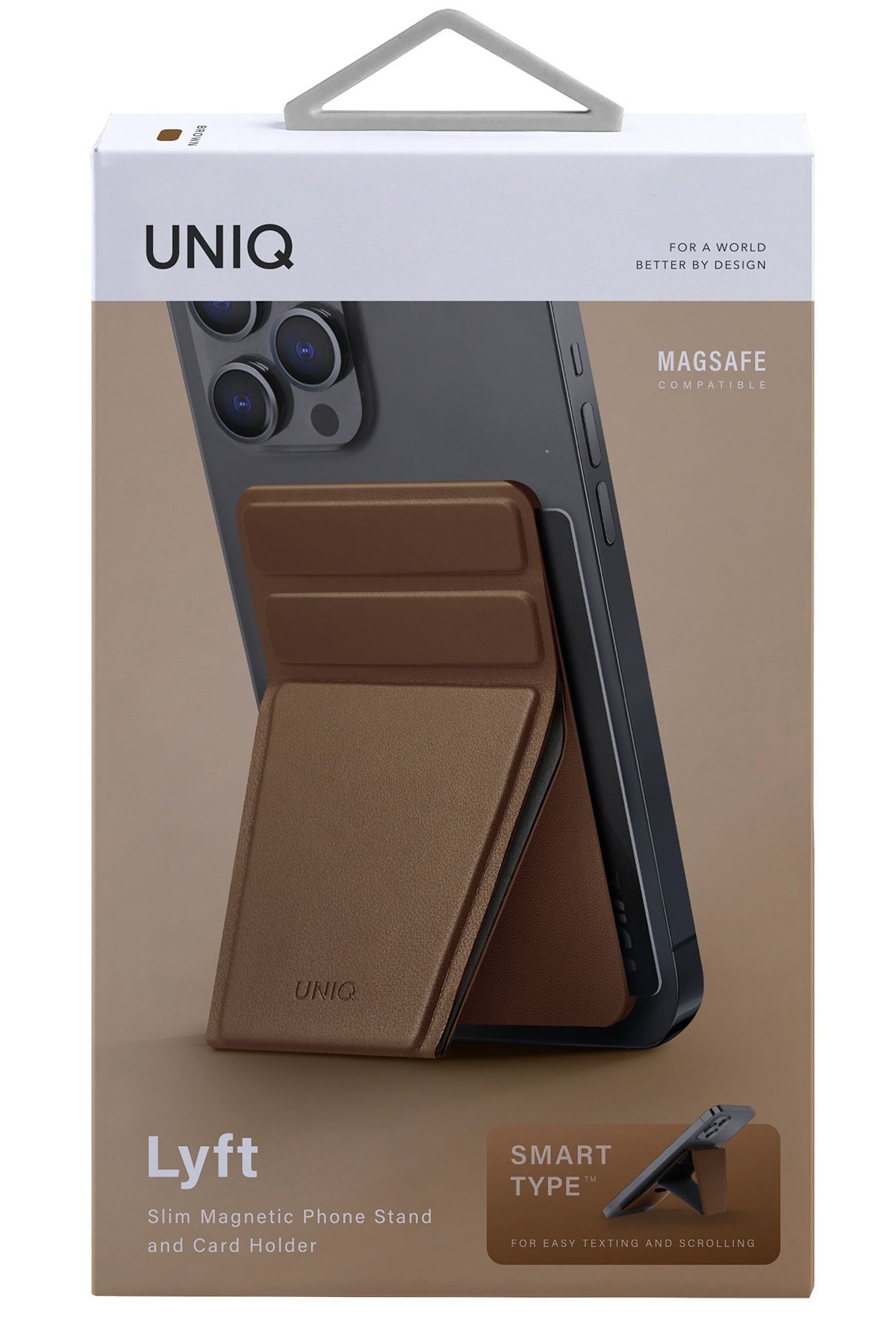 Uniq Flixa Popsocketli Manyetik Kartlık Stand - Siyah