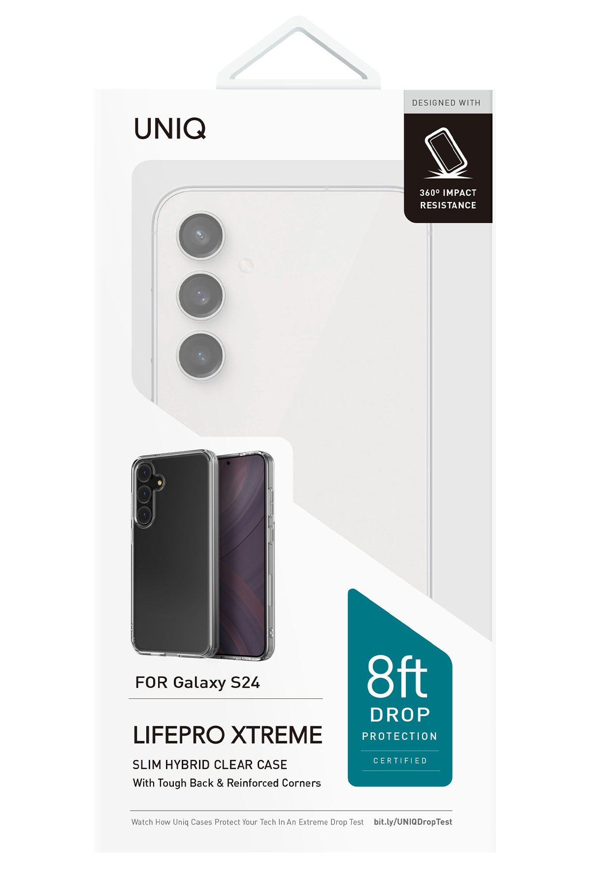 Uniq Samsung Galaxy S24 Optix Hayalet Ekran Koruyucu - Siyah