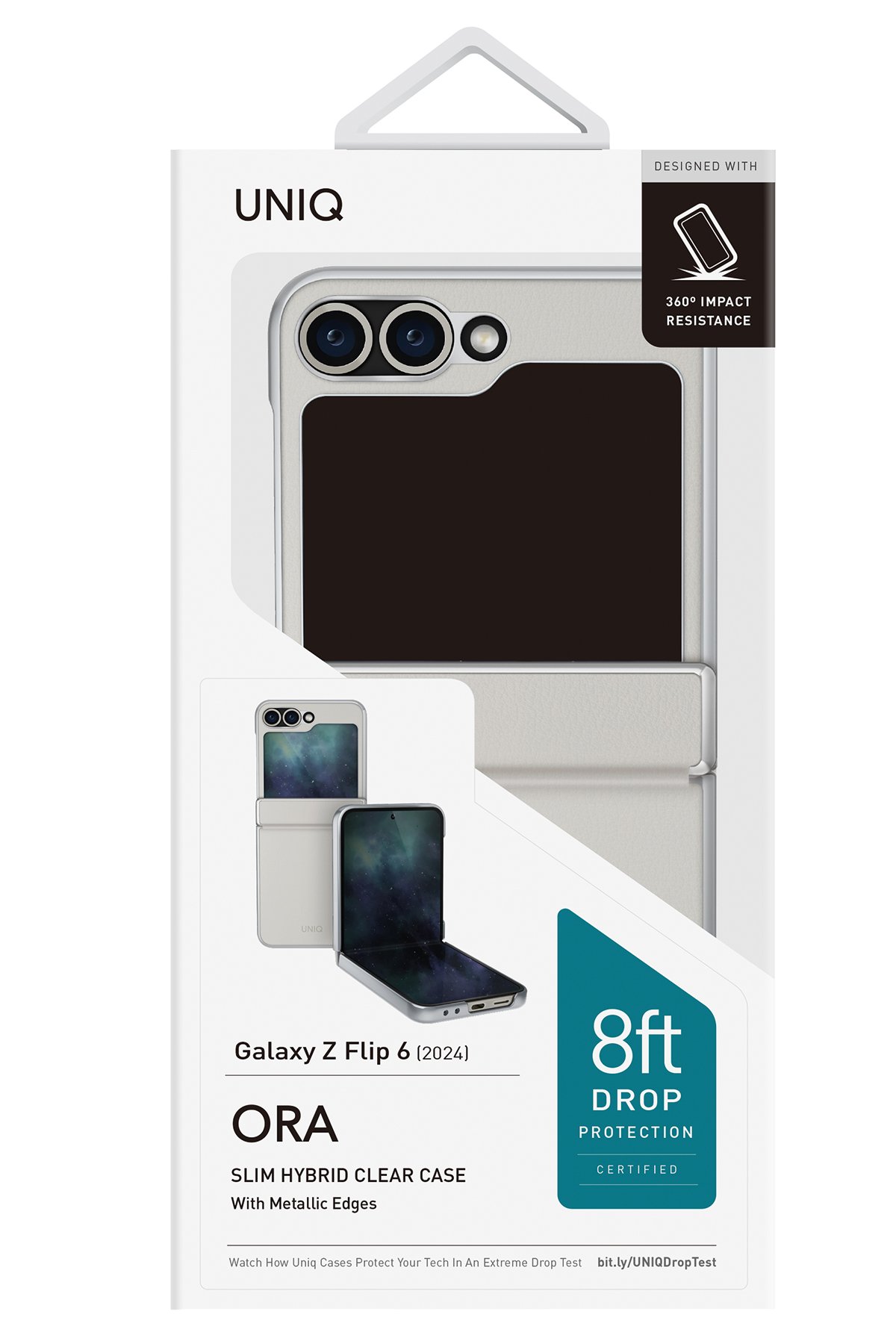 Uniq Samsung Galaxy Z Flip 6 Ora Katlanabilir Deri Kapak - Yeşil