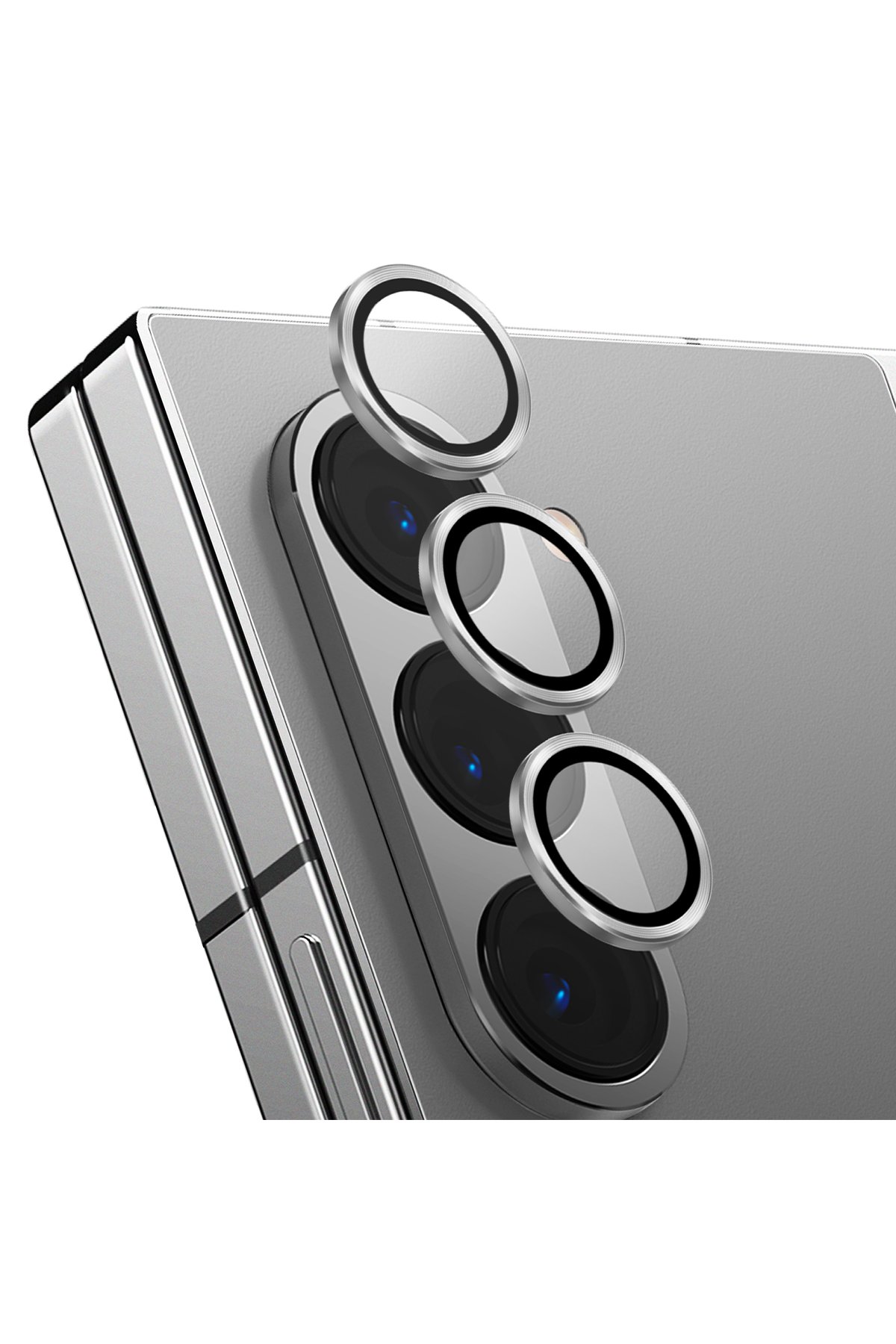Uniq Samsung Galaxy Z Fold 6 Optix Alüminyum Kamera Lens Koruyucu - Siyah