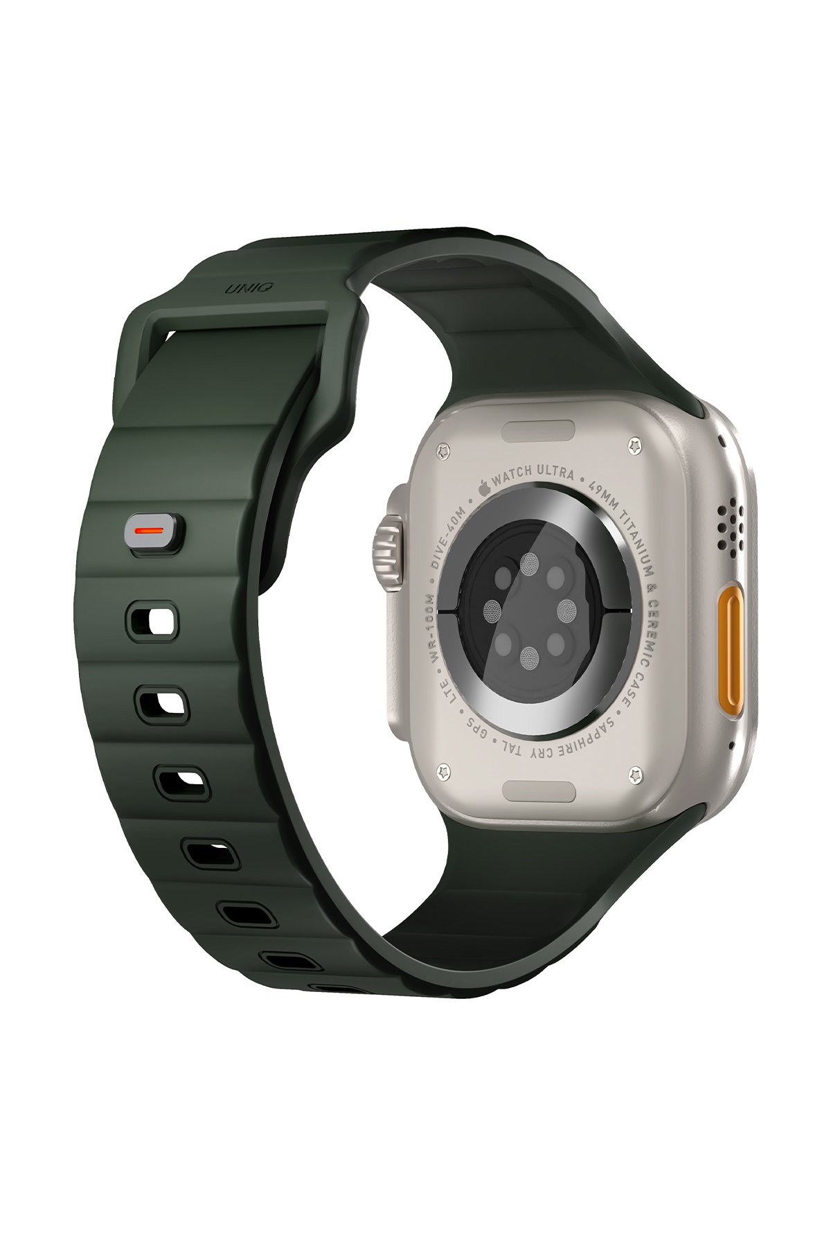 Uniq Watch 38mm Stride FKM Silikon Kordon - Beyaz