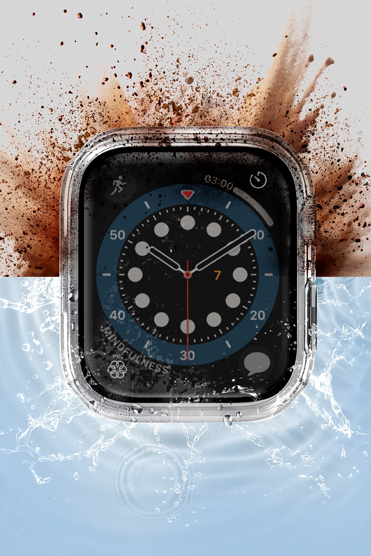 Uniq Watch 41mm Garde Kasa Cam Ekran Koruyucu - Füme