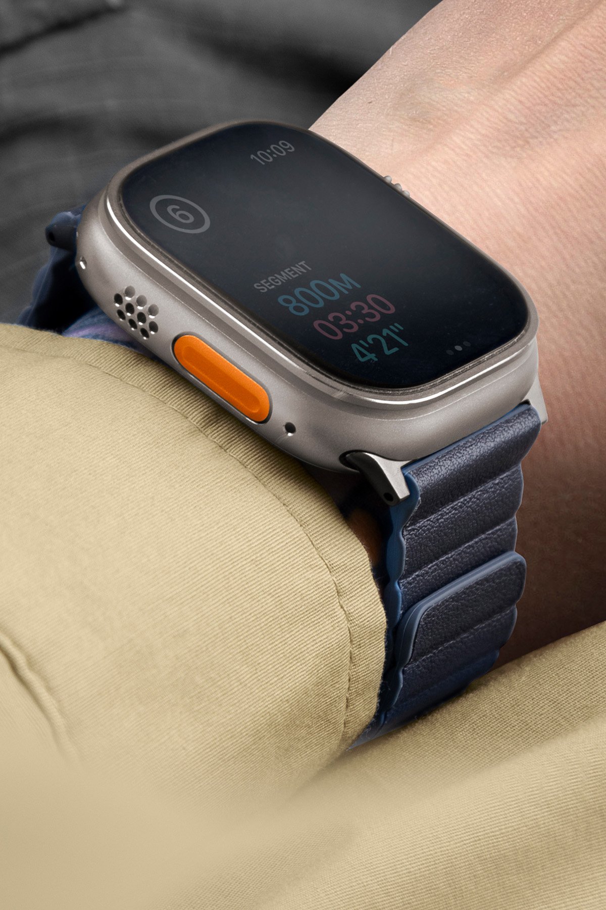 Uniq Watch 41mm Stride FKM Silikon Kordon - Beyaz