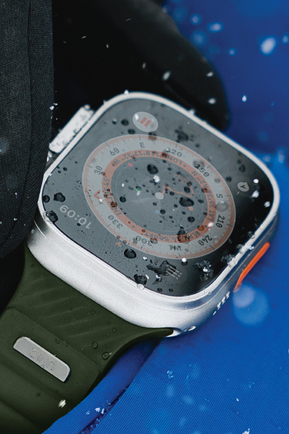 Uniq Watch 41mm Glase Dual Pack Kasa Koruyucu - Siyah-Şeffaf