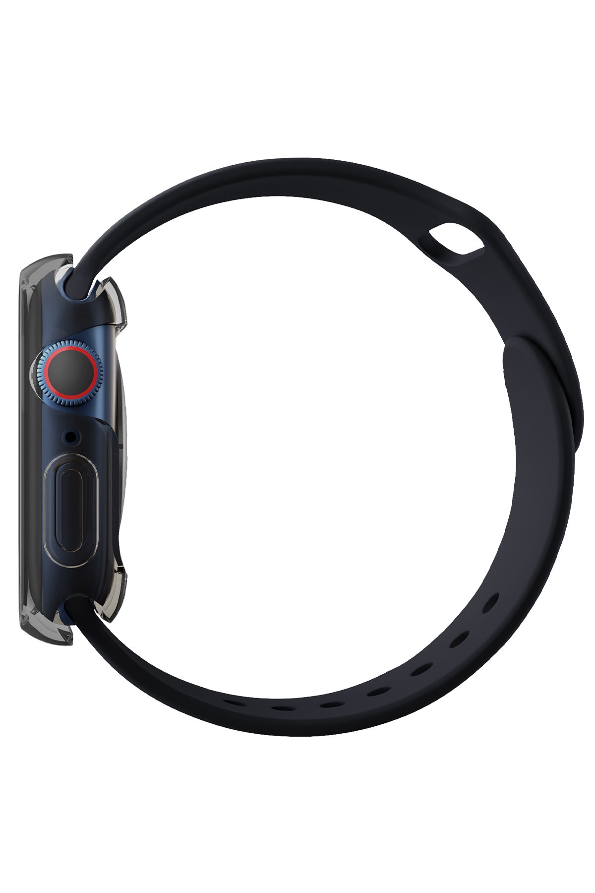 Uniq Watch 42mm Straden Su Geçirmez Deri Kordon - Siyah