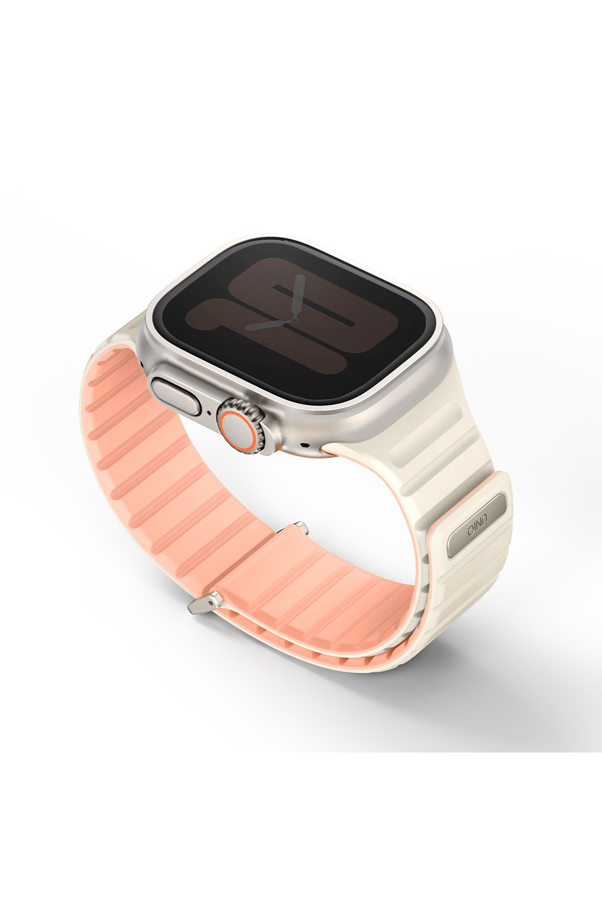 Uniq Watch 42mm Strova Mag Çelik Kordon - Gümüş