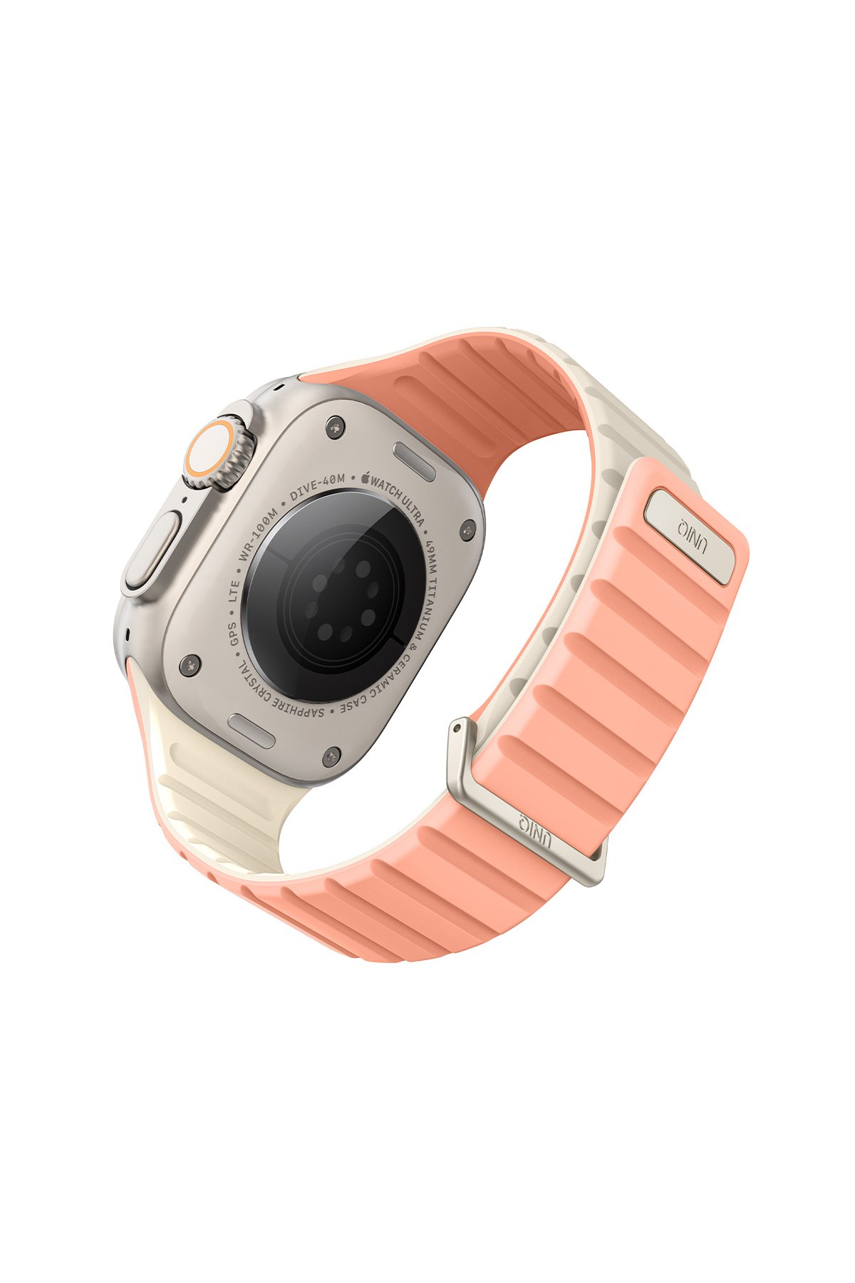 Uniq Watch 42mm Strova Mag Çelik Kordon - Gümüş