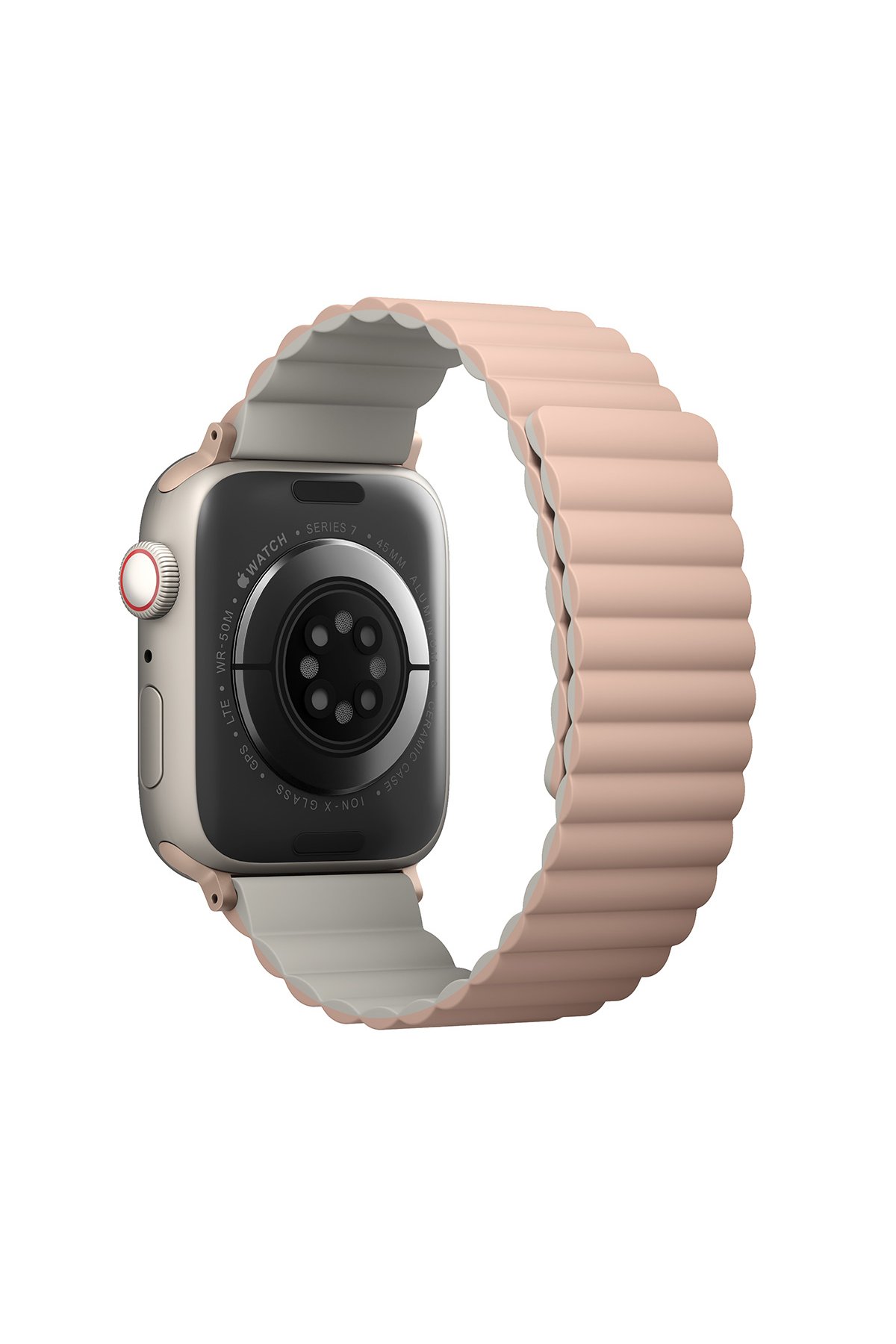 Uniq Watch 42mm Revix Premium Reversible Manyetik Kordon - Siyah-Gri