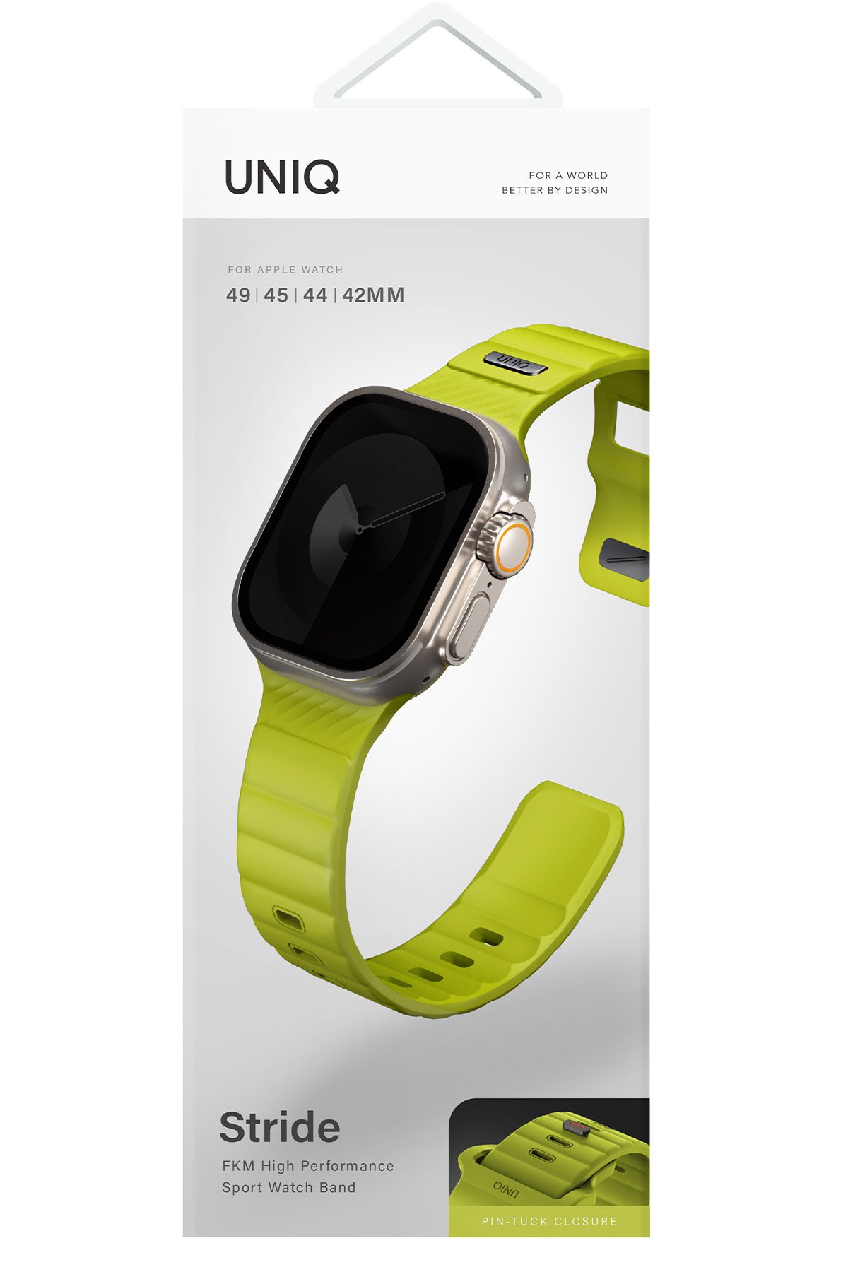 Uniq Watch 42mm Revix Premium Reversible Manyetik Kordon - Siyah-Gri