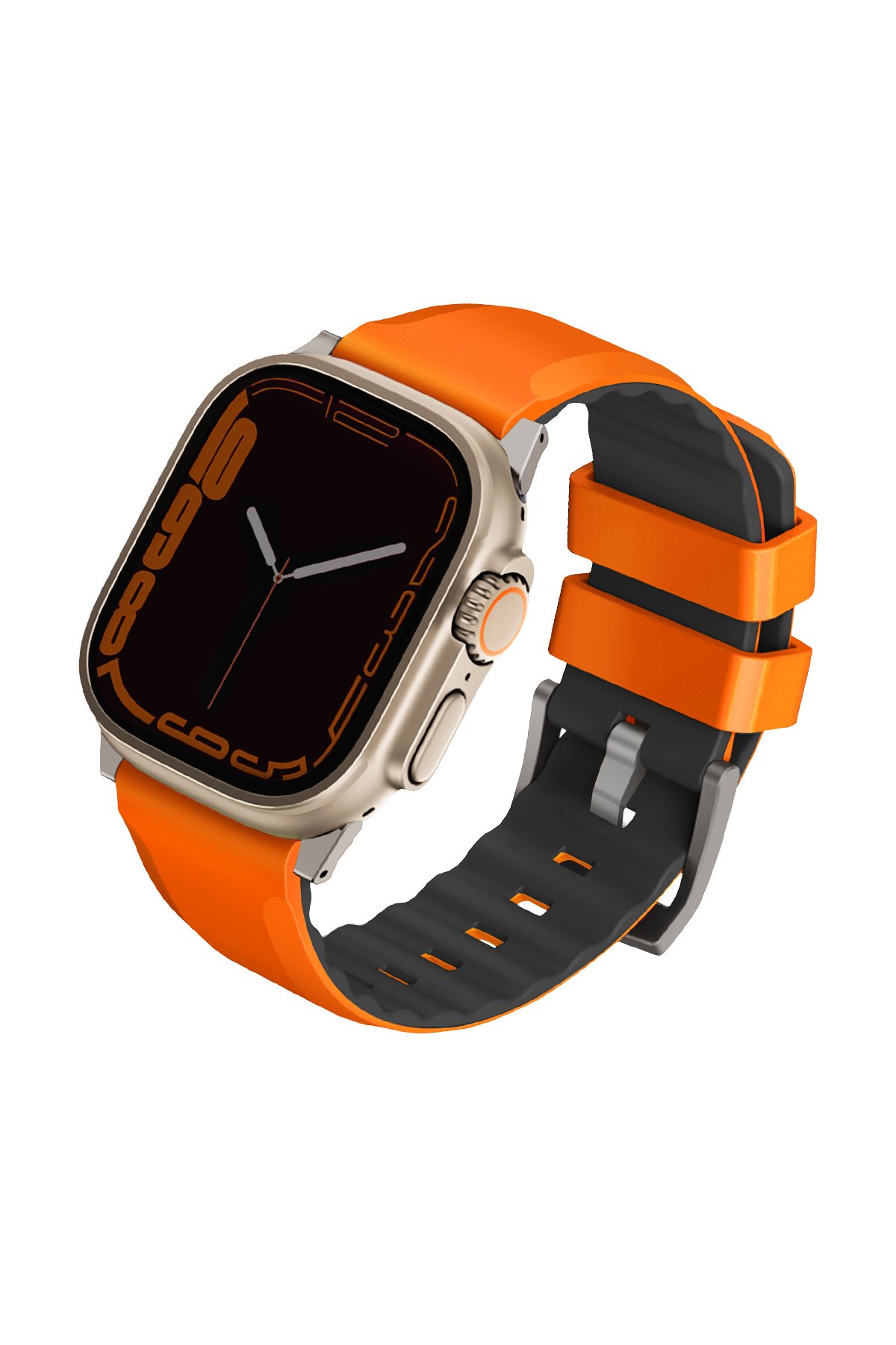 Uniq Watch 44mm Stride FKM Silikon Kordon - Mavi
