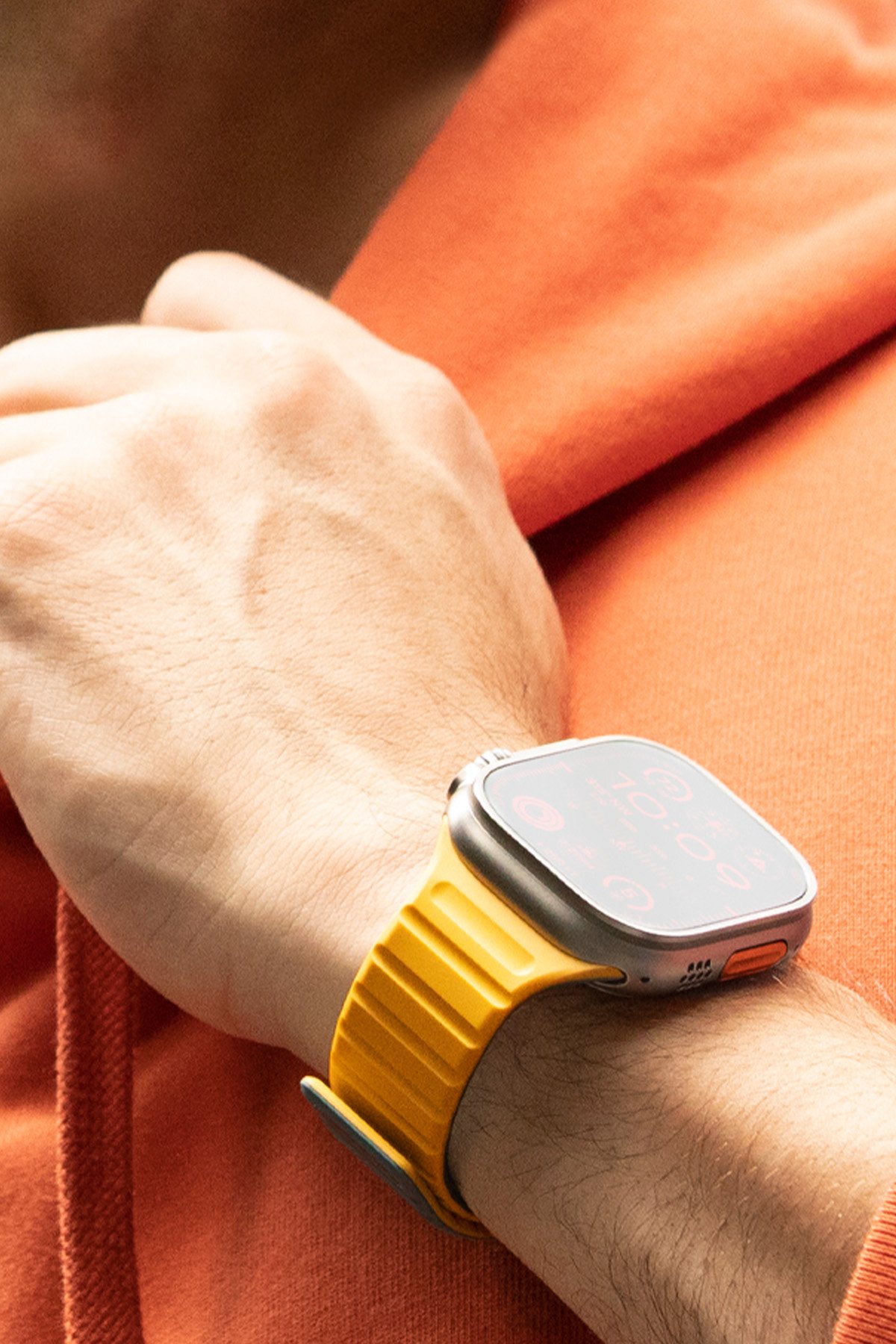 Uniq Watch 44mm Linus Airosoft Silikon Kılıf - Yeşil