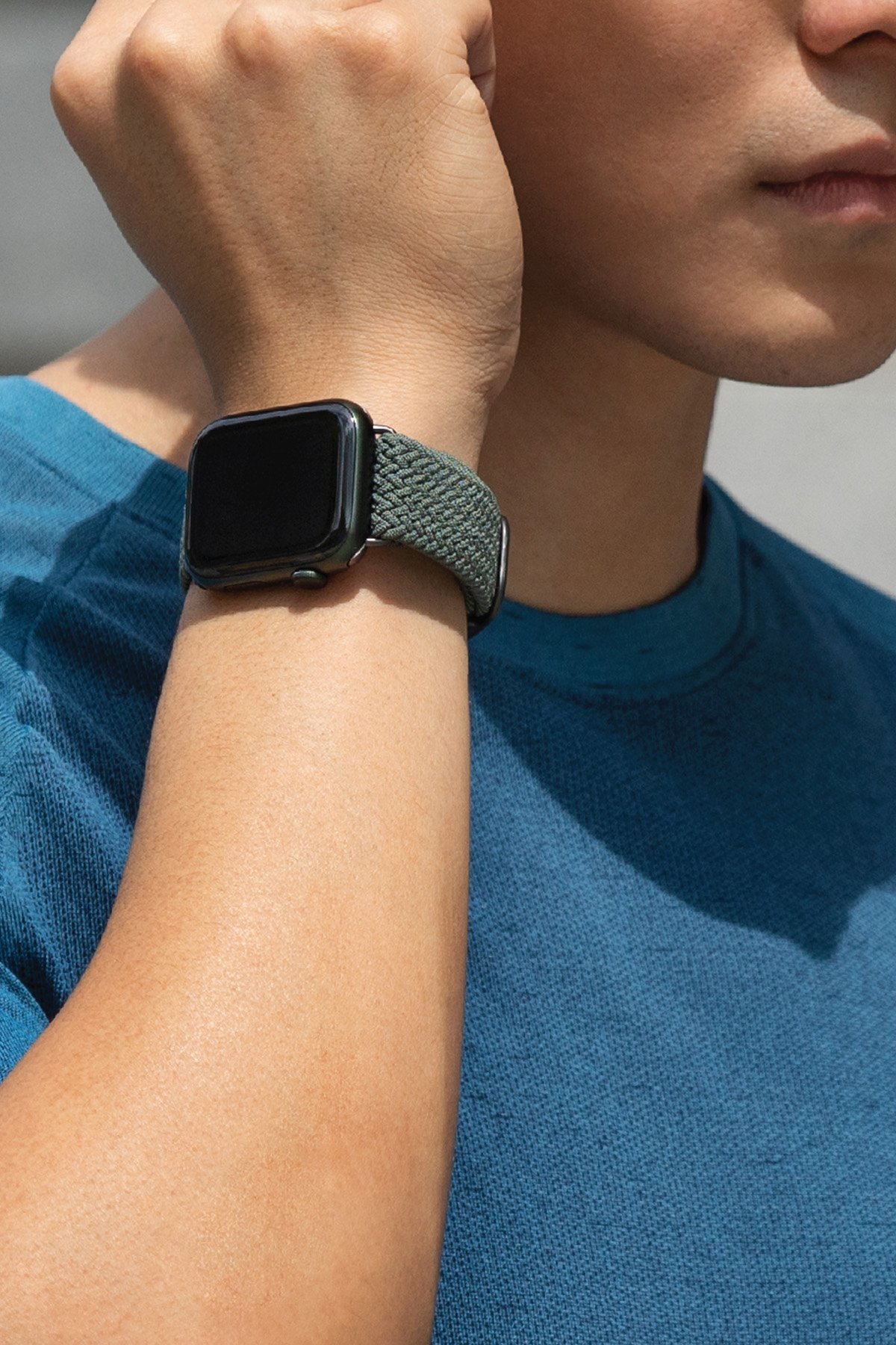 Uniq Watch 45mm Linus Airosoft Silikon Kılıf - Yeşil
