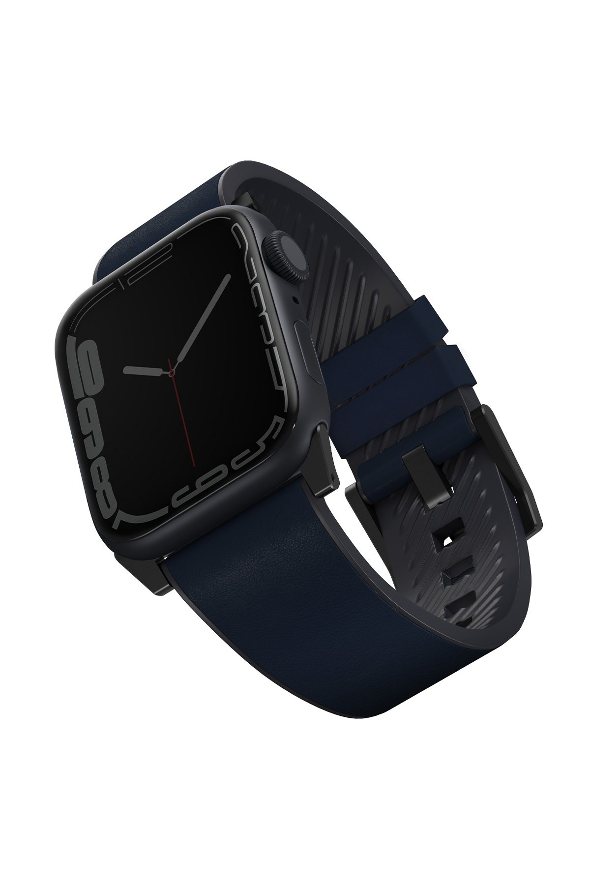 Uniq Watch 45mm Straden Su Geçirmez Deri Kordon - Siyah