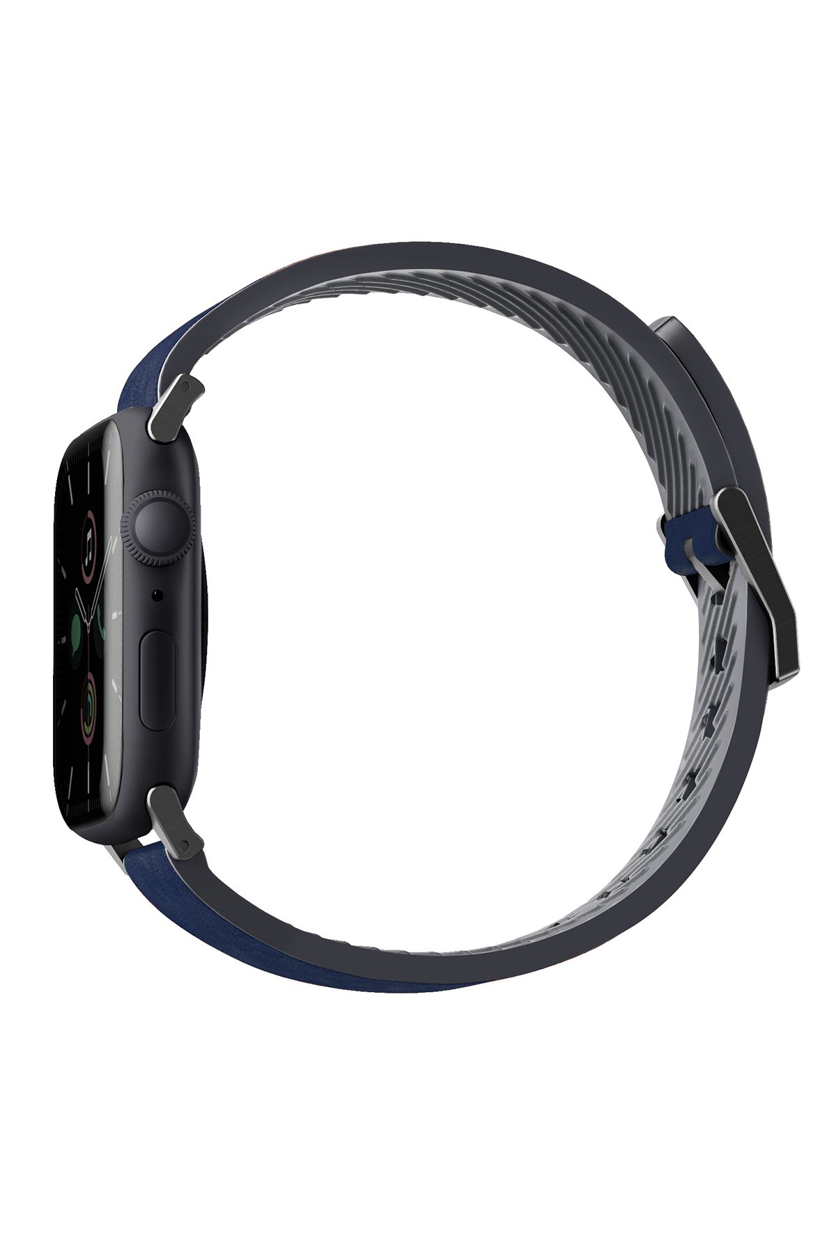 Uniq Watch 45mm Straden Su Geçirmez Deri Kordon - Siyah