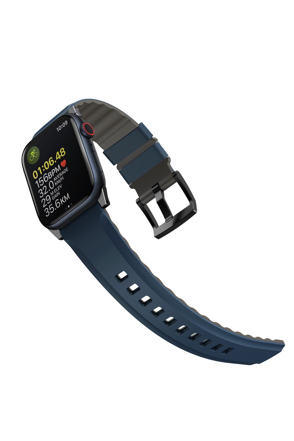 Uniq Watch Ultra 49mm Revix Premium Reversible Manyetik Kordon - Siyah-Gri