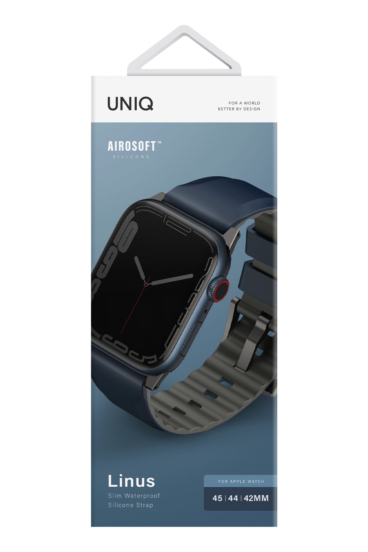 Uniq Watch Ultra 49mm Revix Premium Reversible Manyetik Kordon - Siyah-Gri