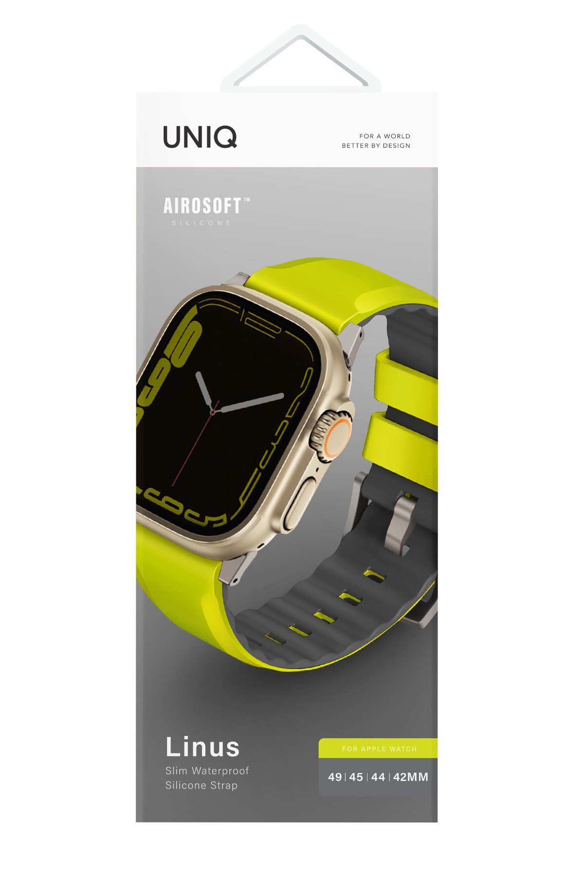 Uniq Watch Ultra 49mm Linus Airosoft Silikon Kılıf - Turuncu