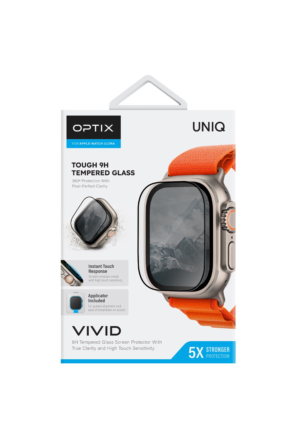 Uniq Watch Ultra 49mm Stride FKM Silikon Kordon - Gri