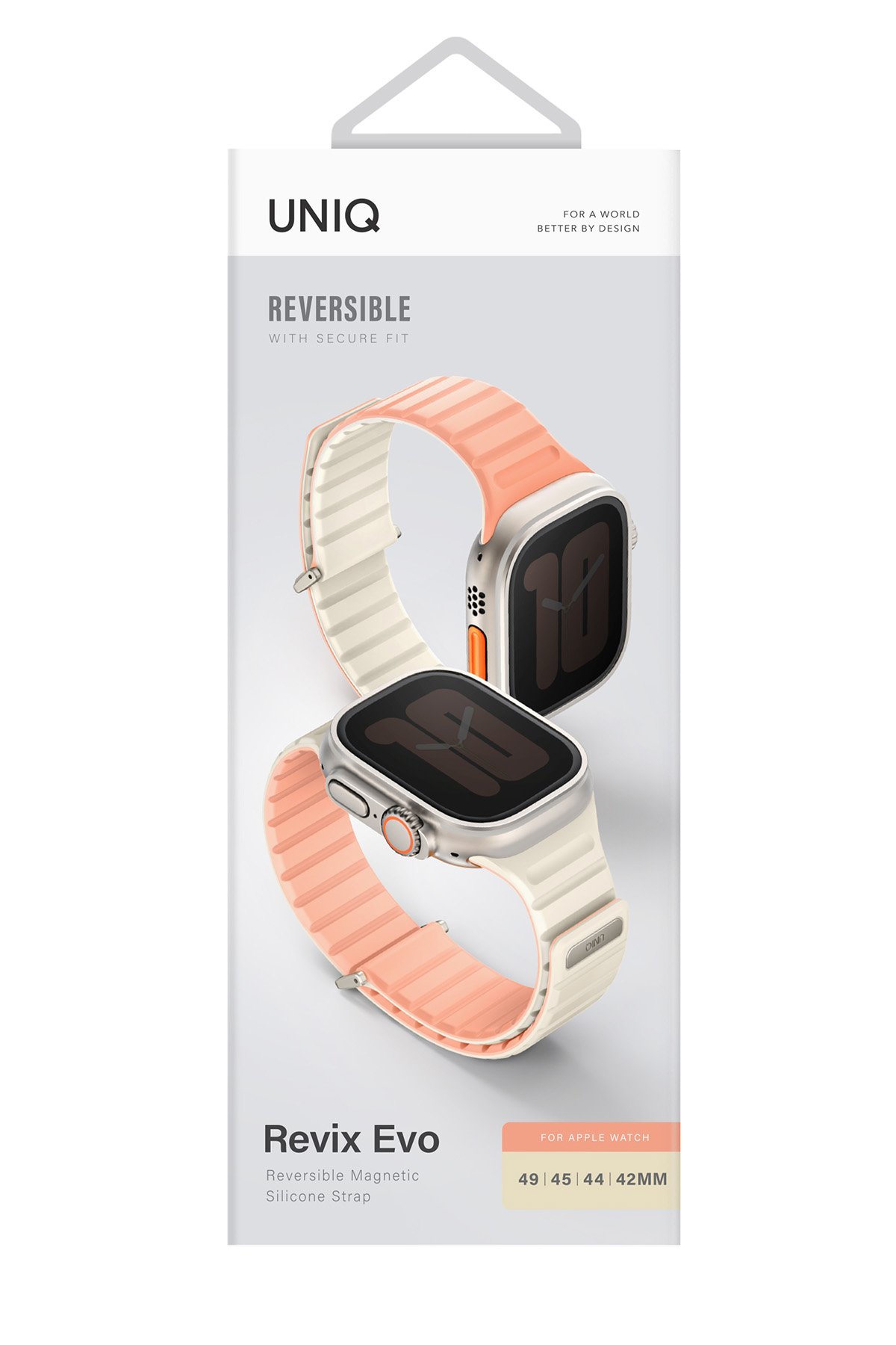 Uniq Watch Ultra 49mm Revix Evo Reversible Manyetik Kordon - Mavi-Siyah