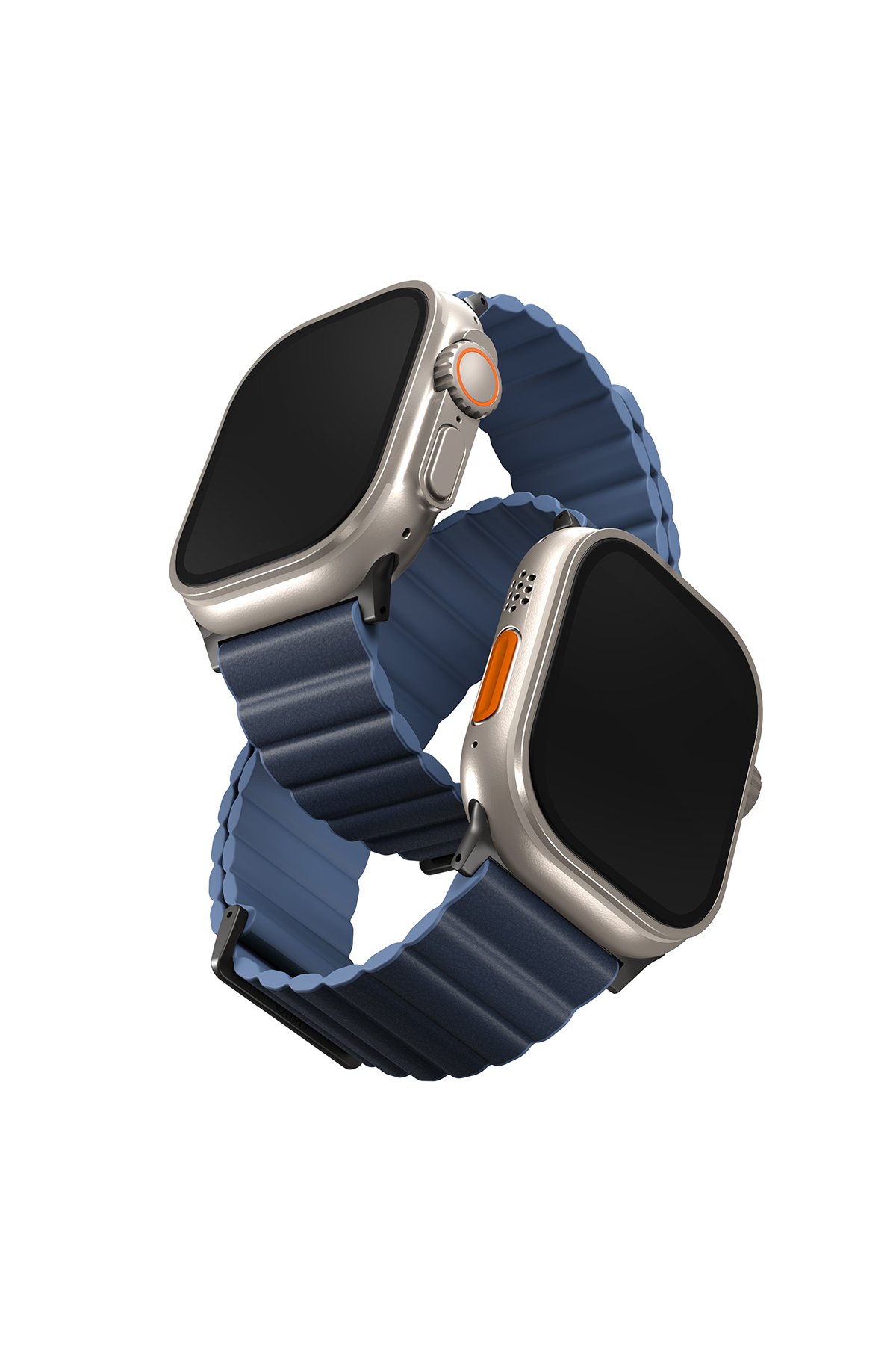 Uniq Watch Ultra 49mm Stride FKM Silikon Kordon - Gri