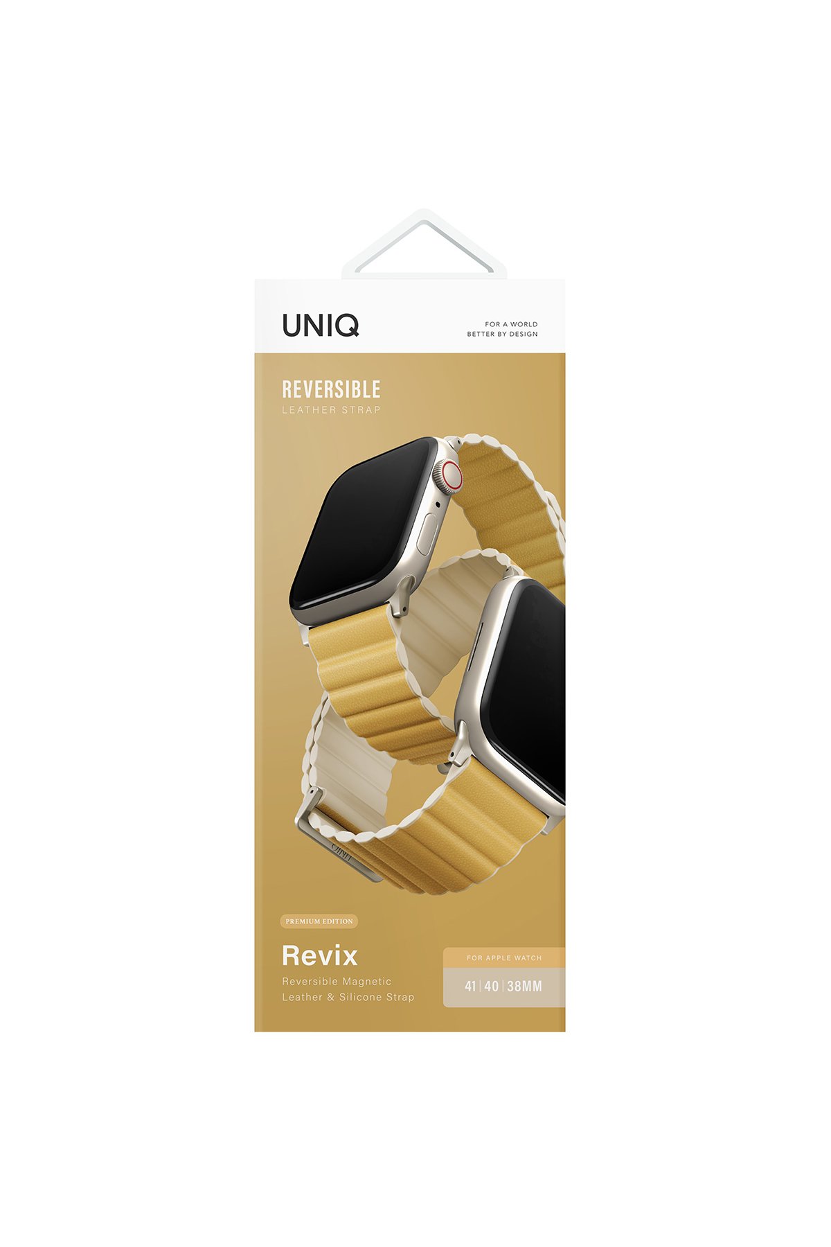 Uniq Watch Ultra 49mm Revix Reversible Manyetik Kordon - Yeşil-Bej