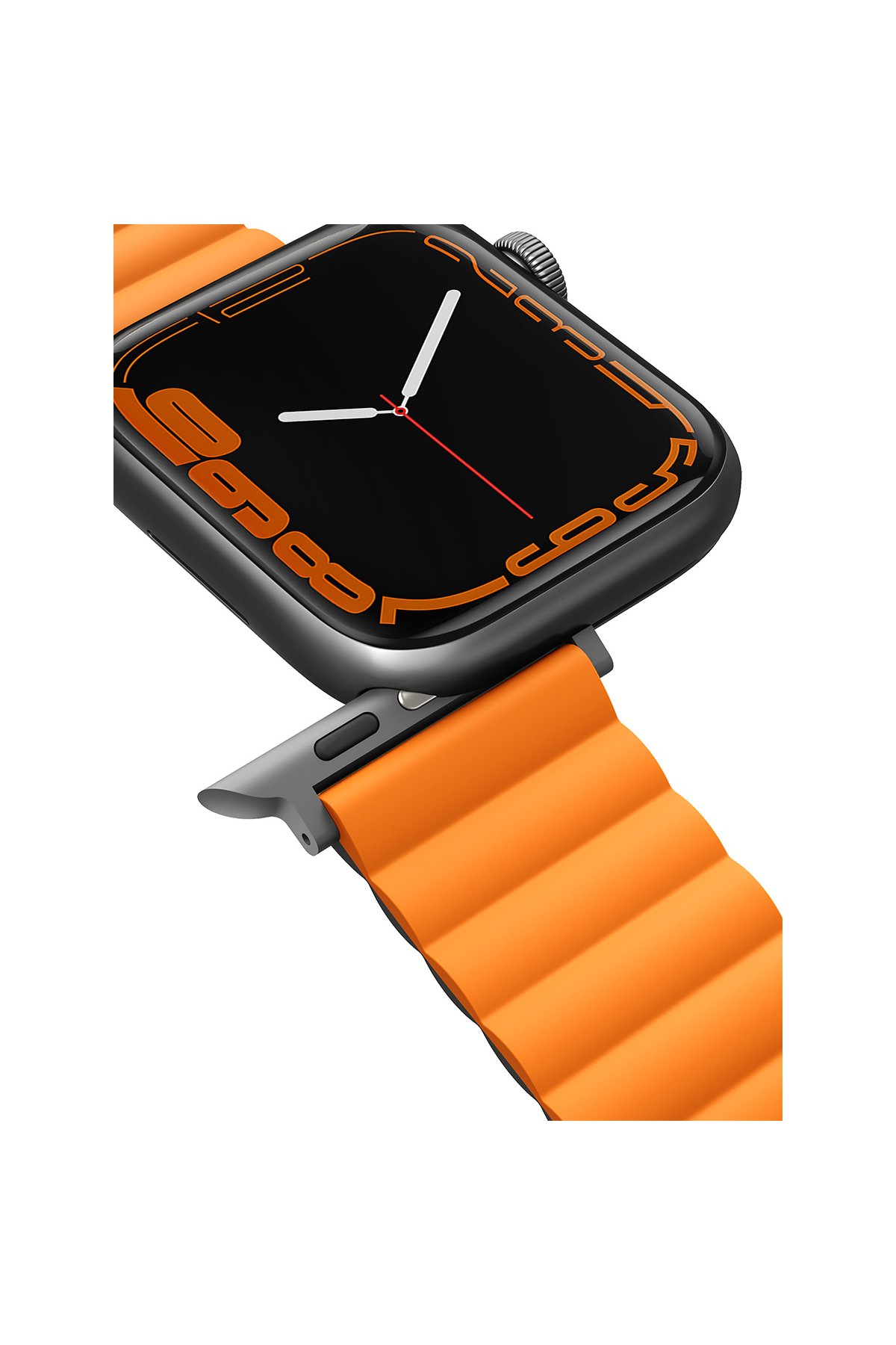 Uniq Watch Ultra 49mm Valencia Camlı Kasa Ekran Koruyucu - Siyah