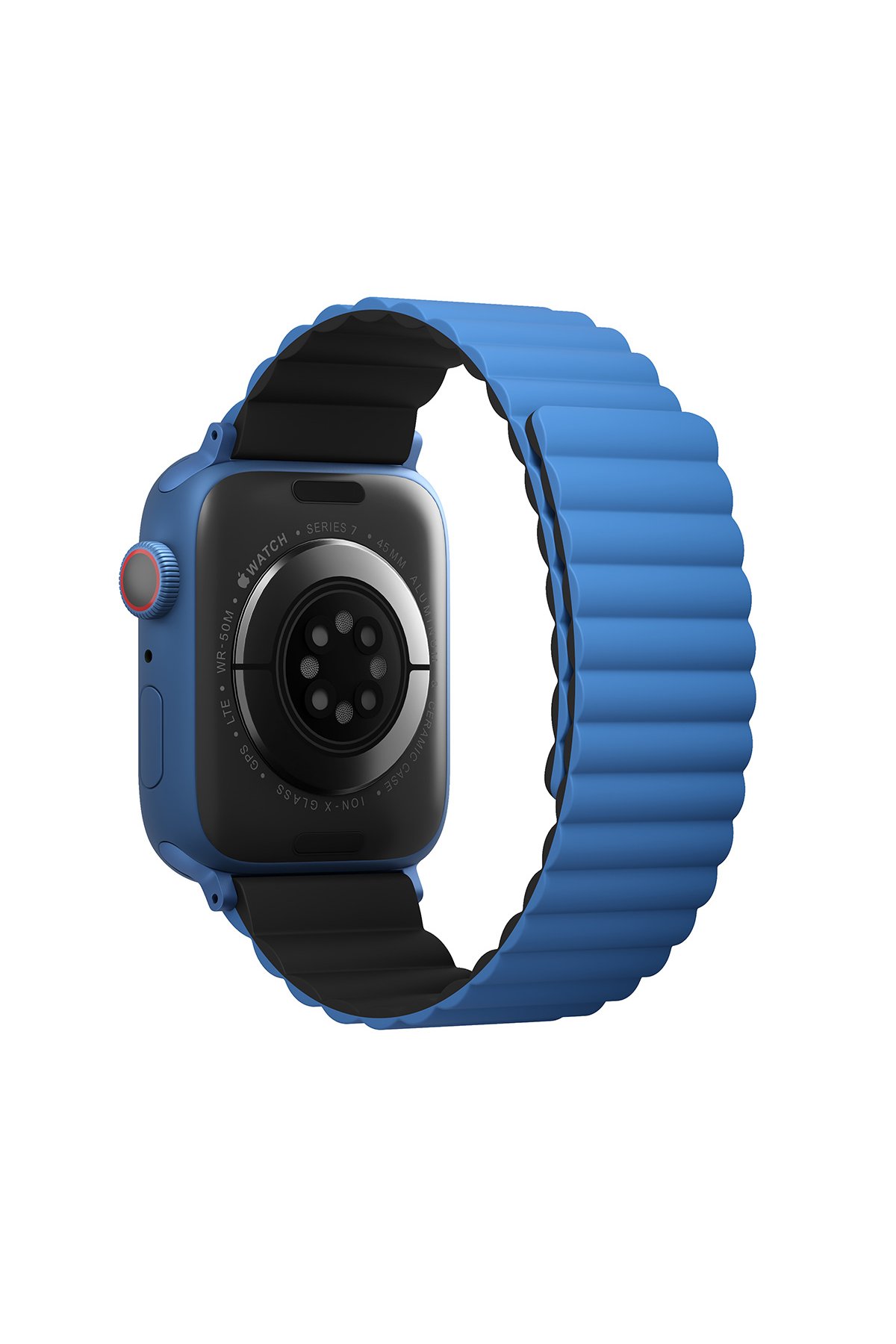 Uniq Watch Ultra 49mm Moduo Camlı Kasa Ekran Koruyucu - Sarı-Beyaz