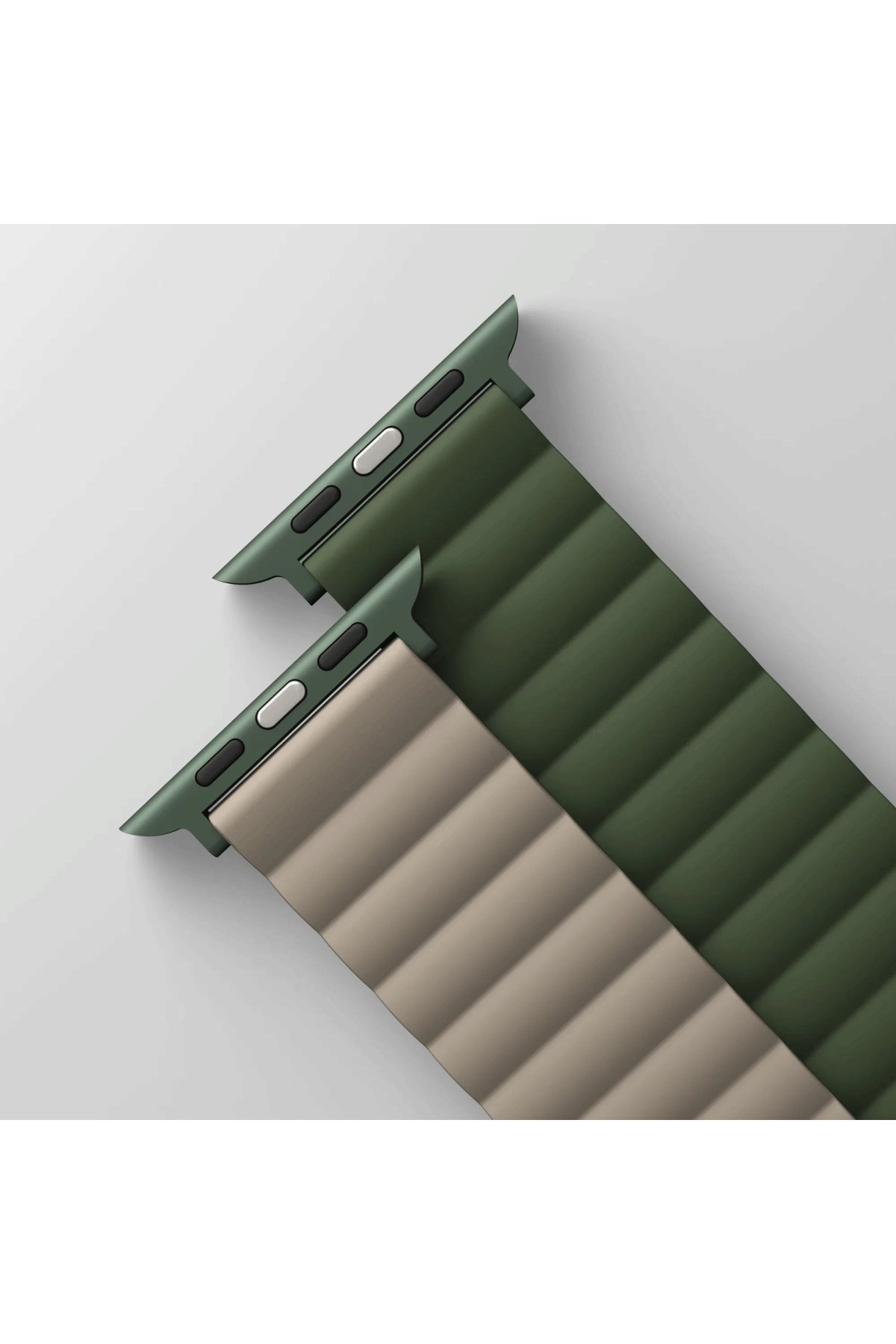 Uniq Watch Ultra 49mm Stride FKM Silikon Kordon - Siyah