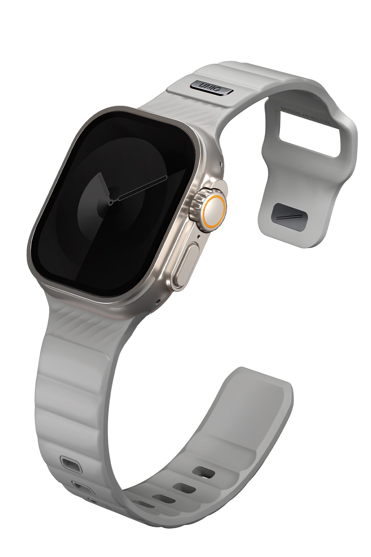Uniq Watch Ultra 49mm Valencia Camlı Kasa Ekran Koruyucu - Siyah