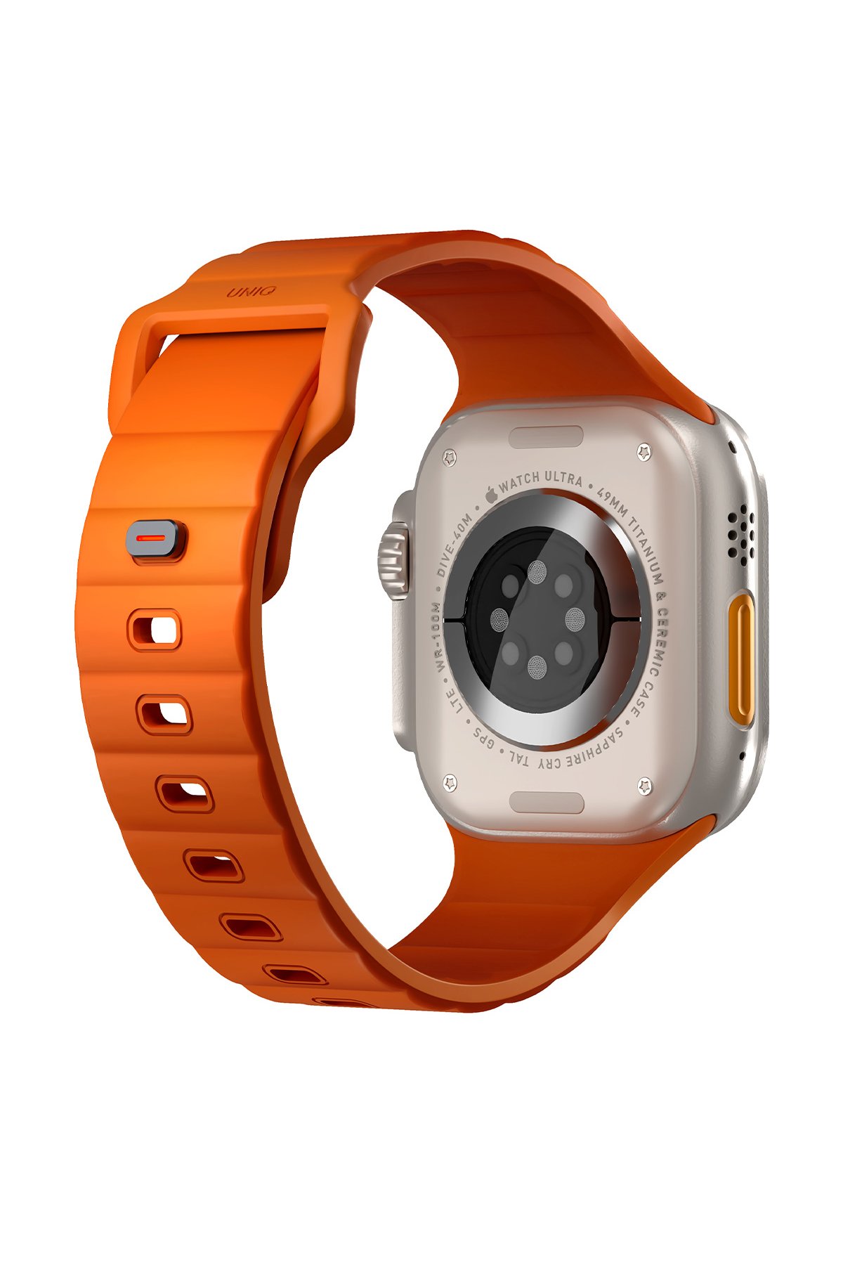 Uniq Watch Ultra 49mm Stride FKM Silikon Kordon - Açık Yeşil