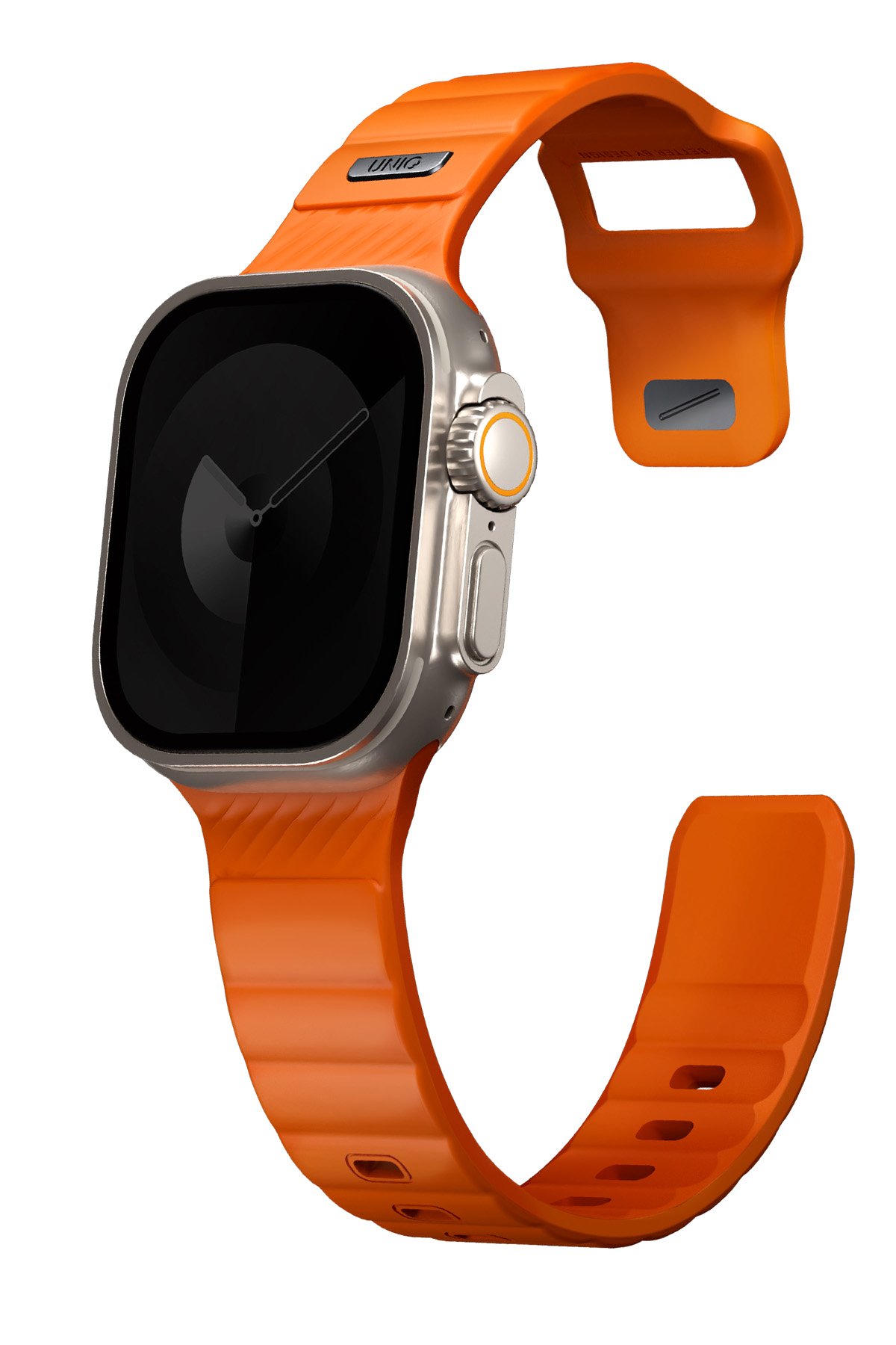 Uniq Watch Ultra 49mm Stride FKM Silikon Kordon - Açık Yeşil