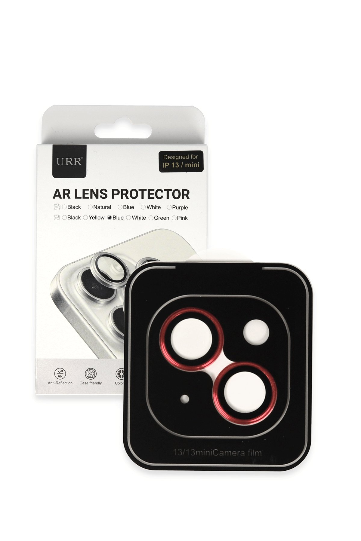 URR iPhone 13 4 Way Anti Spy 360 Privacy Cam Ekran Koruyucu - Siyah