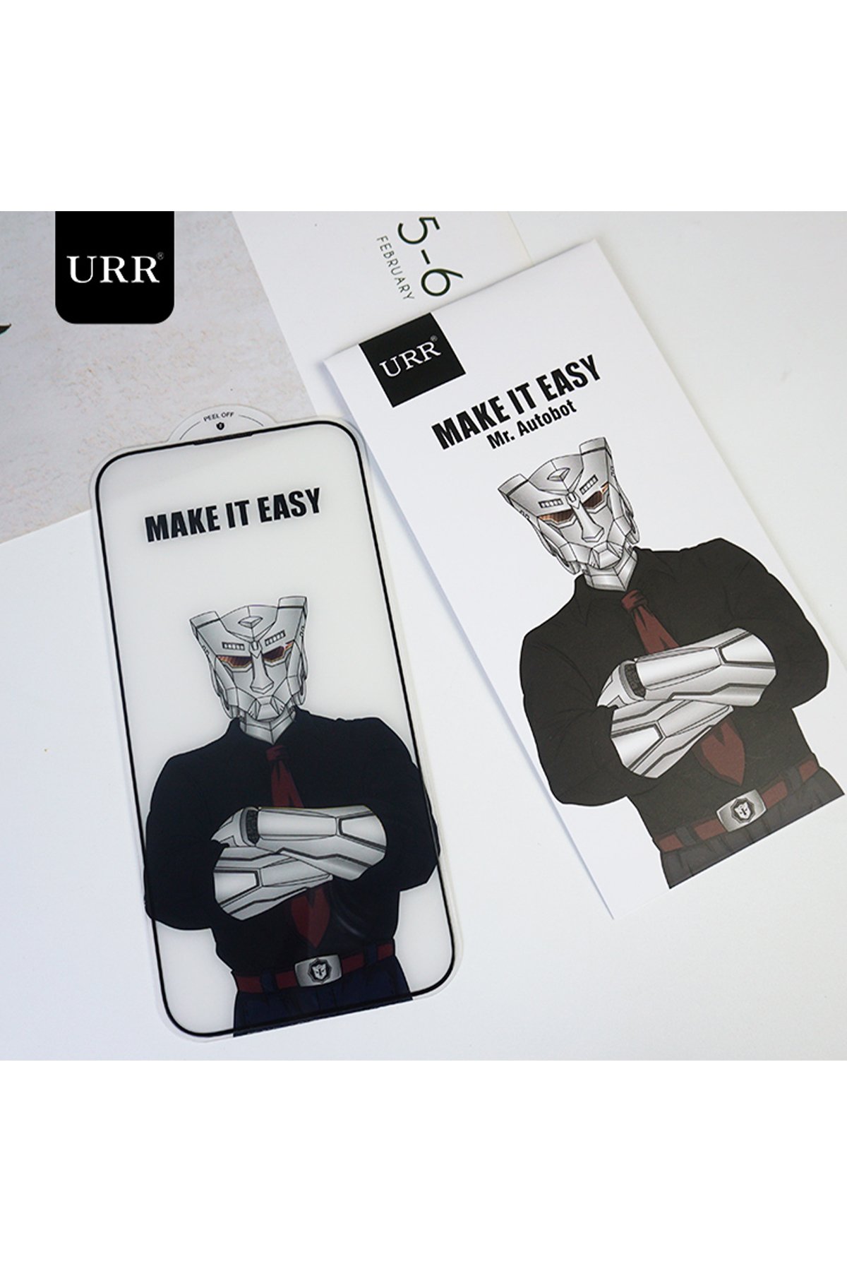URR iPhone 14 Titanium Alloy Kamera Lens Koruyucu - Mavi