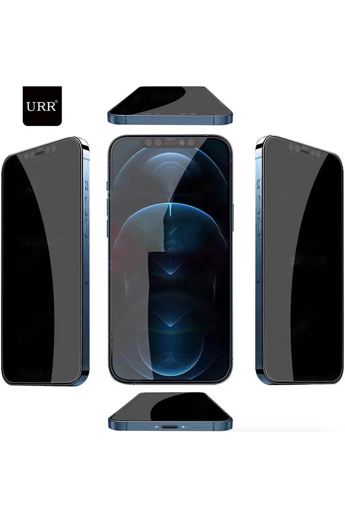 URR iPhone 14 Pro Sapphire PVDSS Kamera Lens Koruyucu - Derin Mor