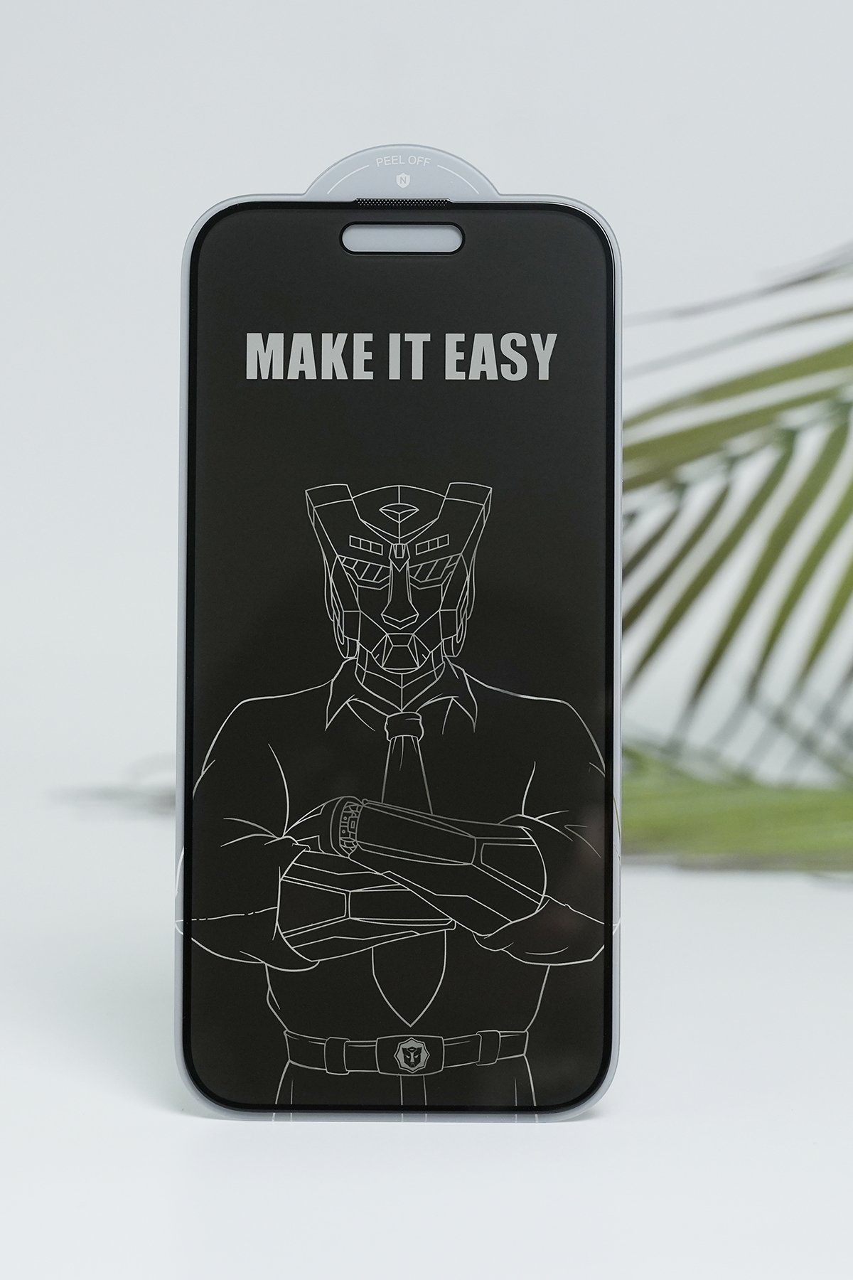 URR iPhone 14 Pro Max NFC Smart Case Akıllı Kapak - Siyah