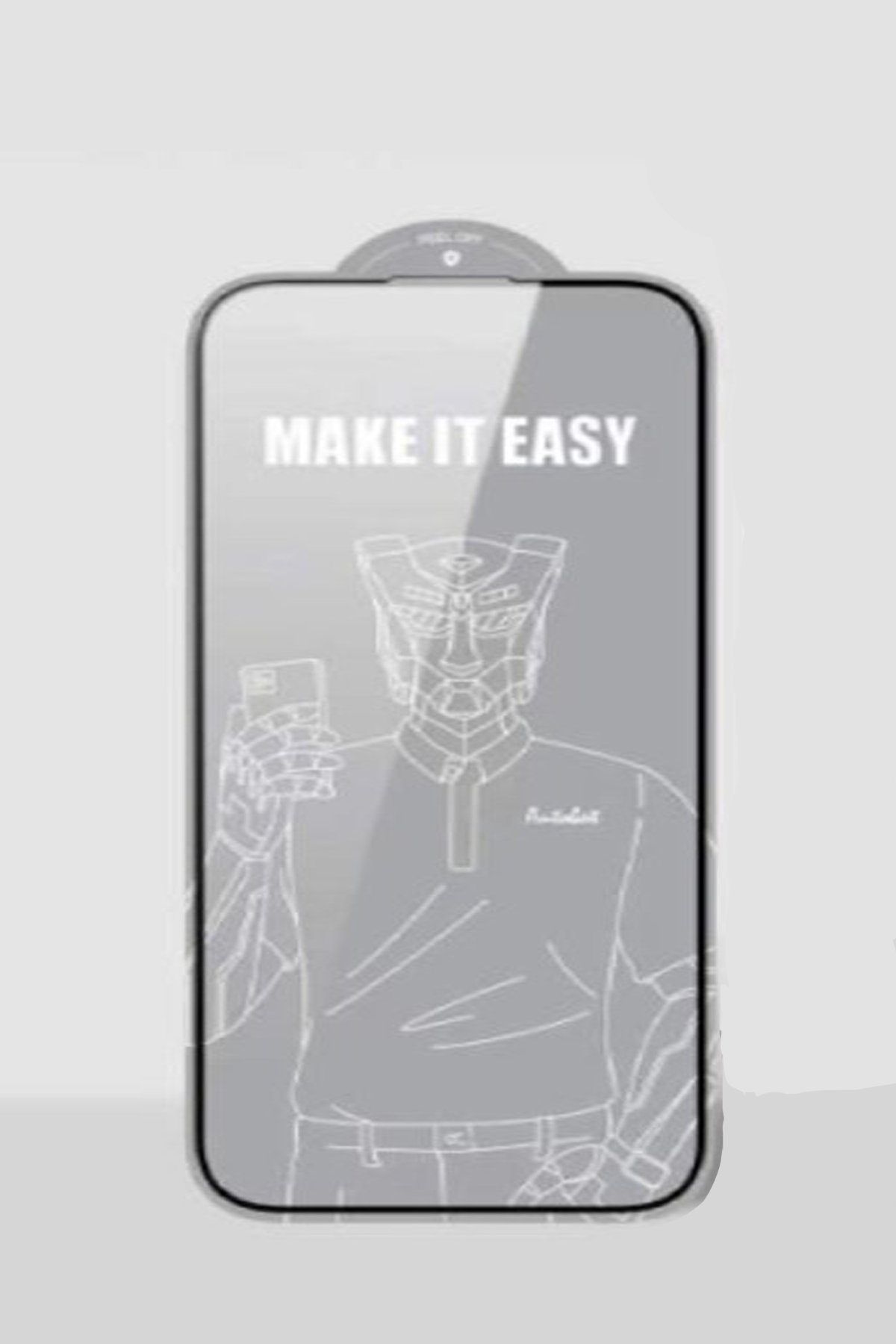 URR iPhone 14 Pro Max Fan Series HD Privacy Antistatik Cam Ekran Koruyucu 10 Adet - Siyah