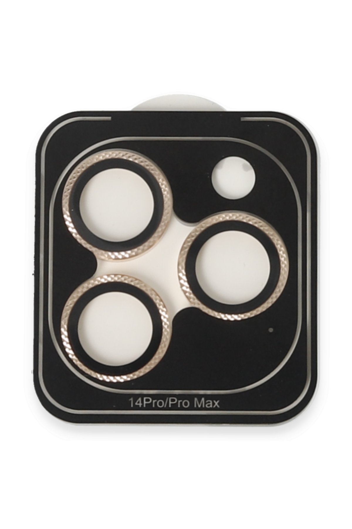 URR iPhone 14 Pro Sapphire PVDSS Kamera Lens Koruyucu - Gold