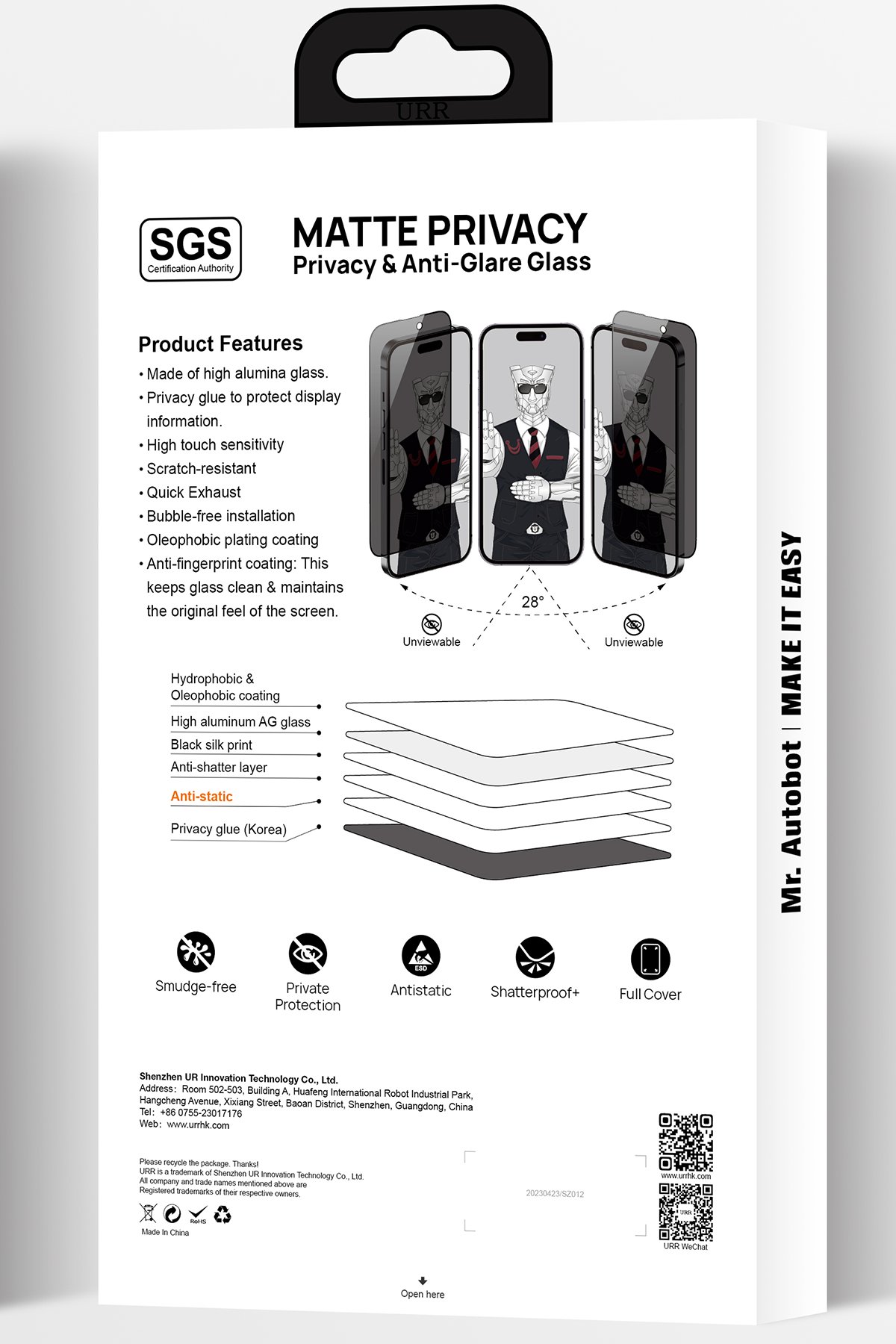 URR iPhone 15 Pro Sapphire PVDSS Kamera Lens Koruyucu - Gümüş