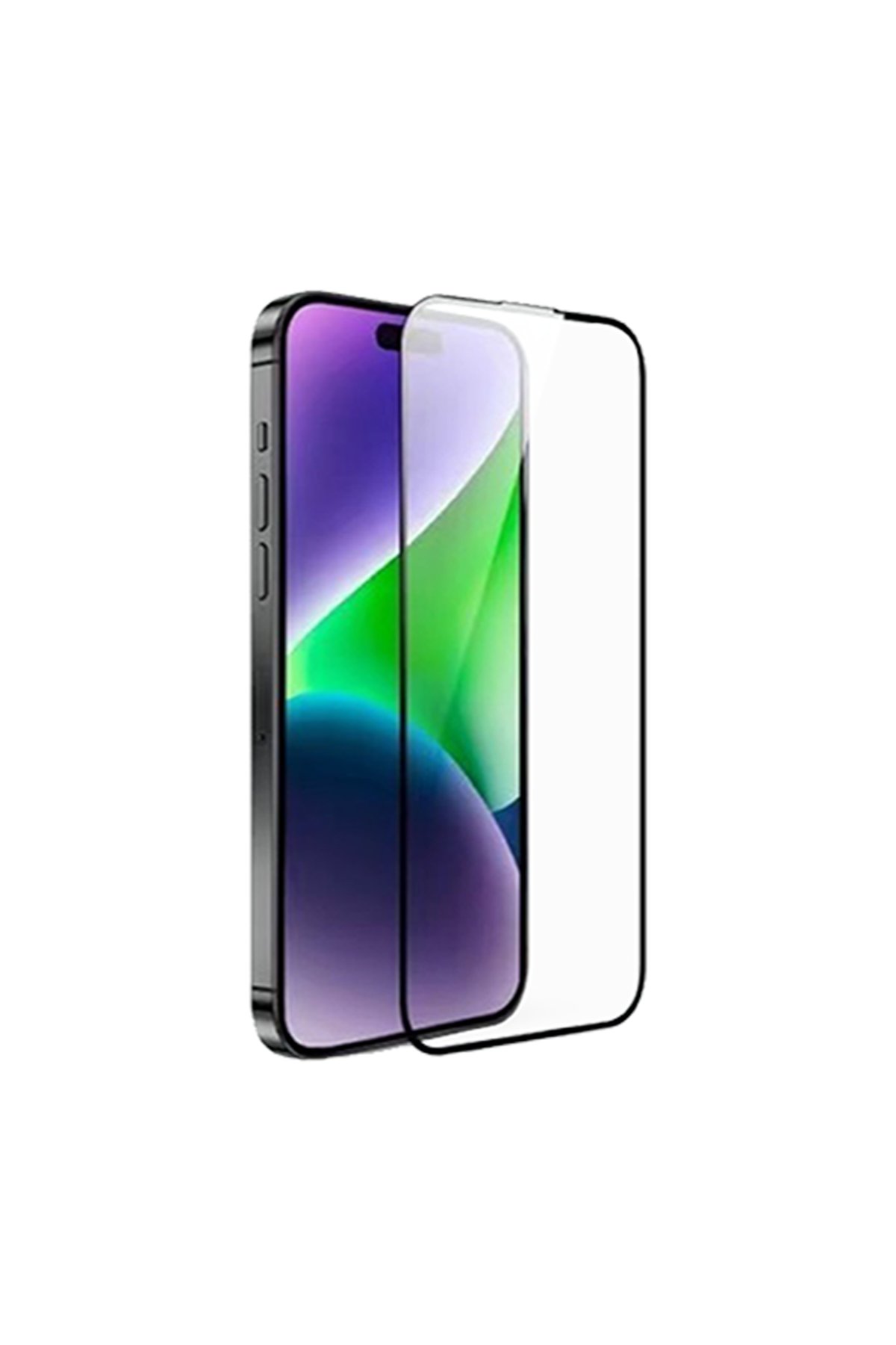URR iPhone 15 Pro Sapphire PVDSS Kamera Lens Koruyucu - Siyah