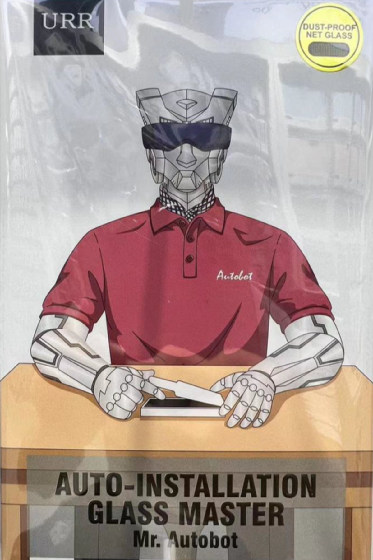 URR iPhone 15 Pro 3D Resin Edge Cam Ekran Koruyucu - Siyah