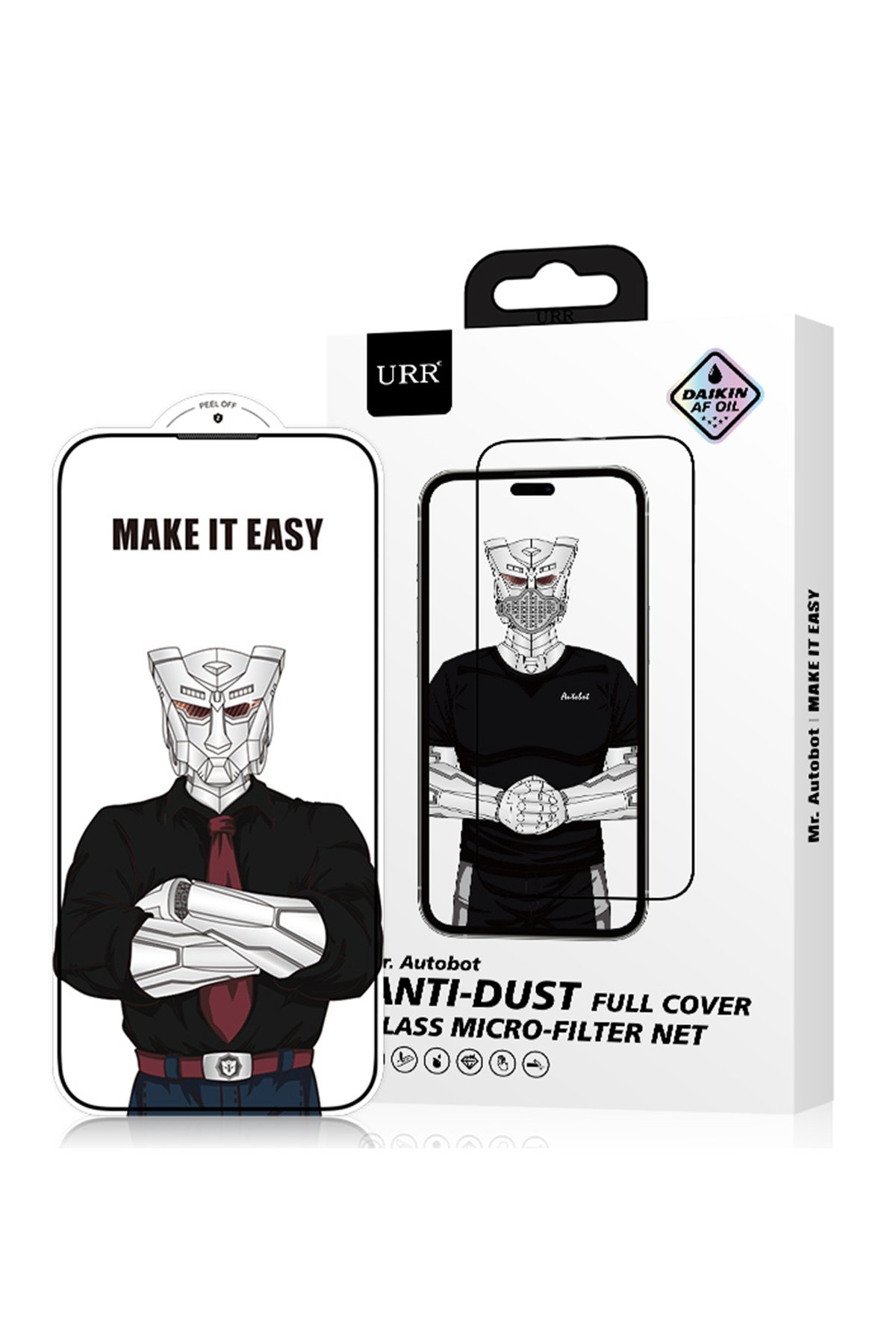 URR iPhone 15 Pro Overflowing Sands Clear Magsafe Kapak - Kırmızı