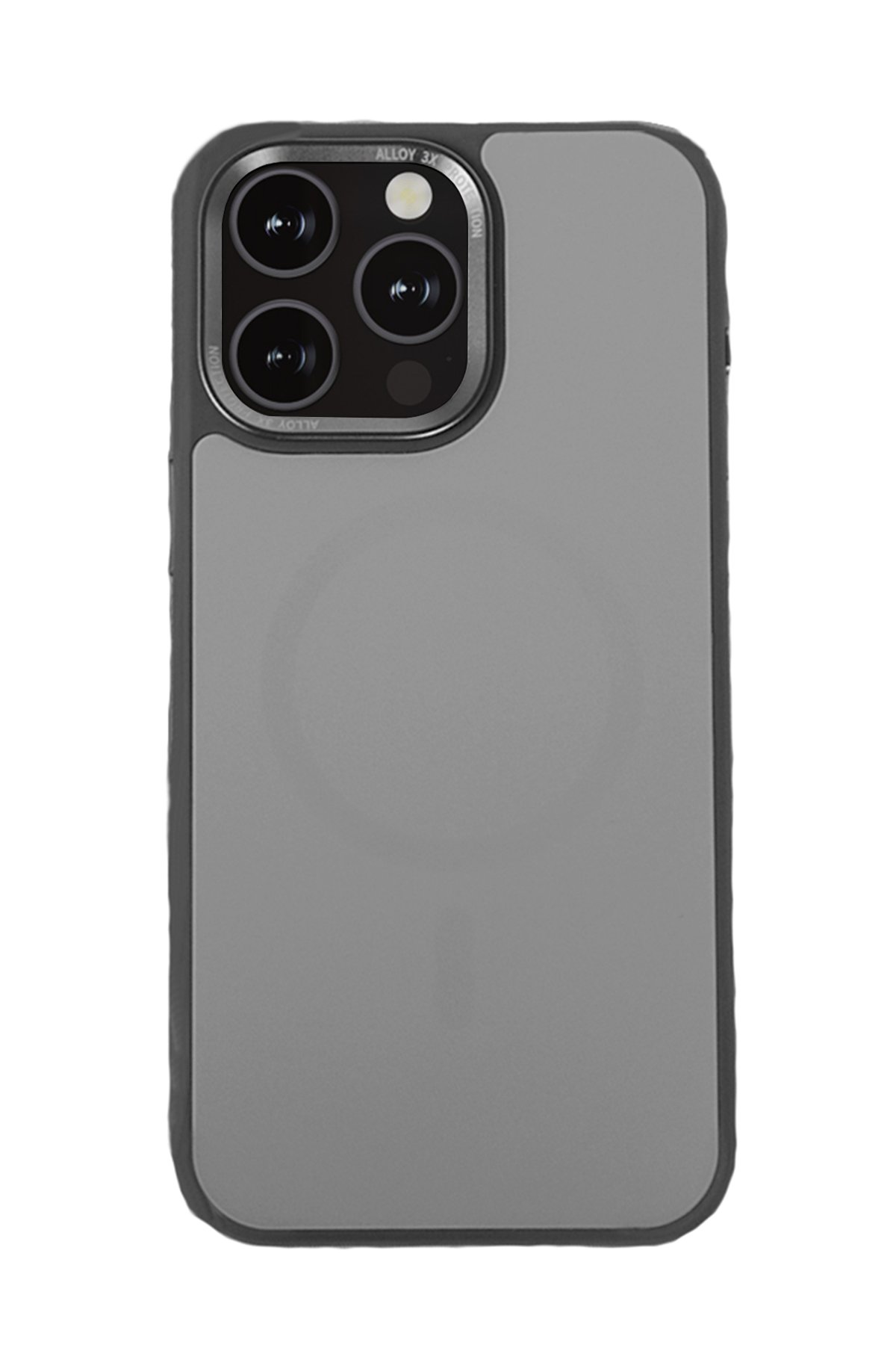 URR iPhone 15 Pro 3D Resin Edge Cam Ekran Koruyucu - Siyah