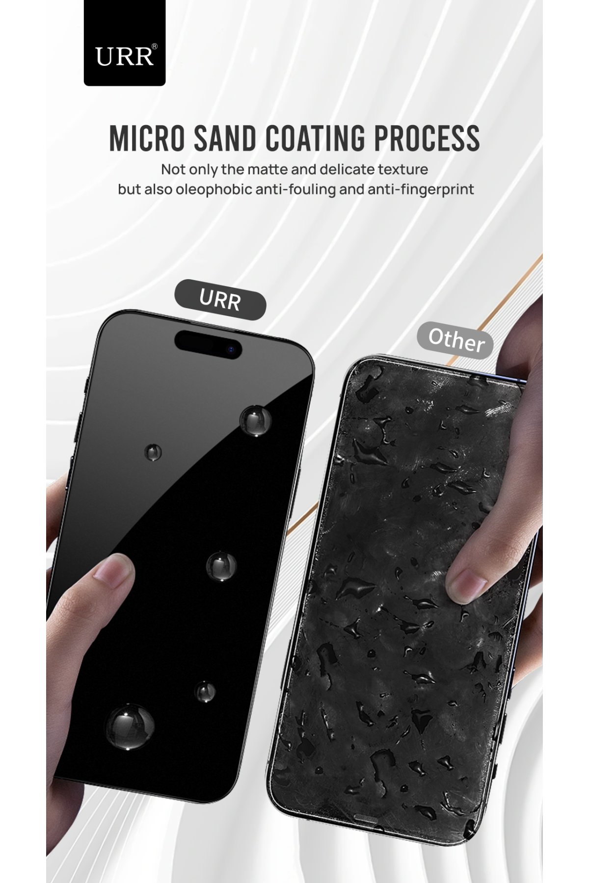URR iPhone 14 Pro NFC Smart Case Akıllı Kapak - Siyah