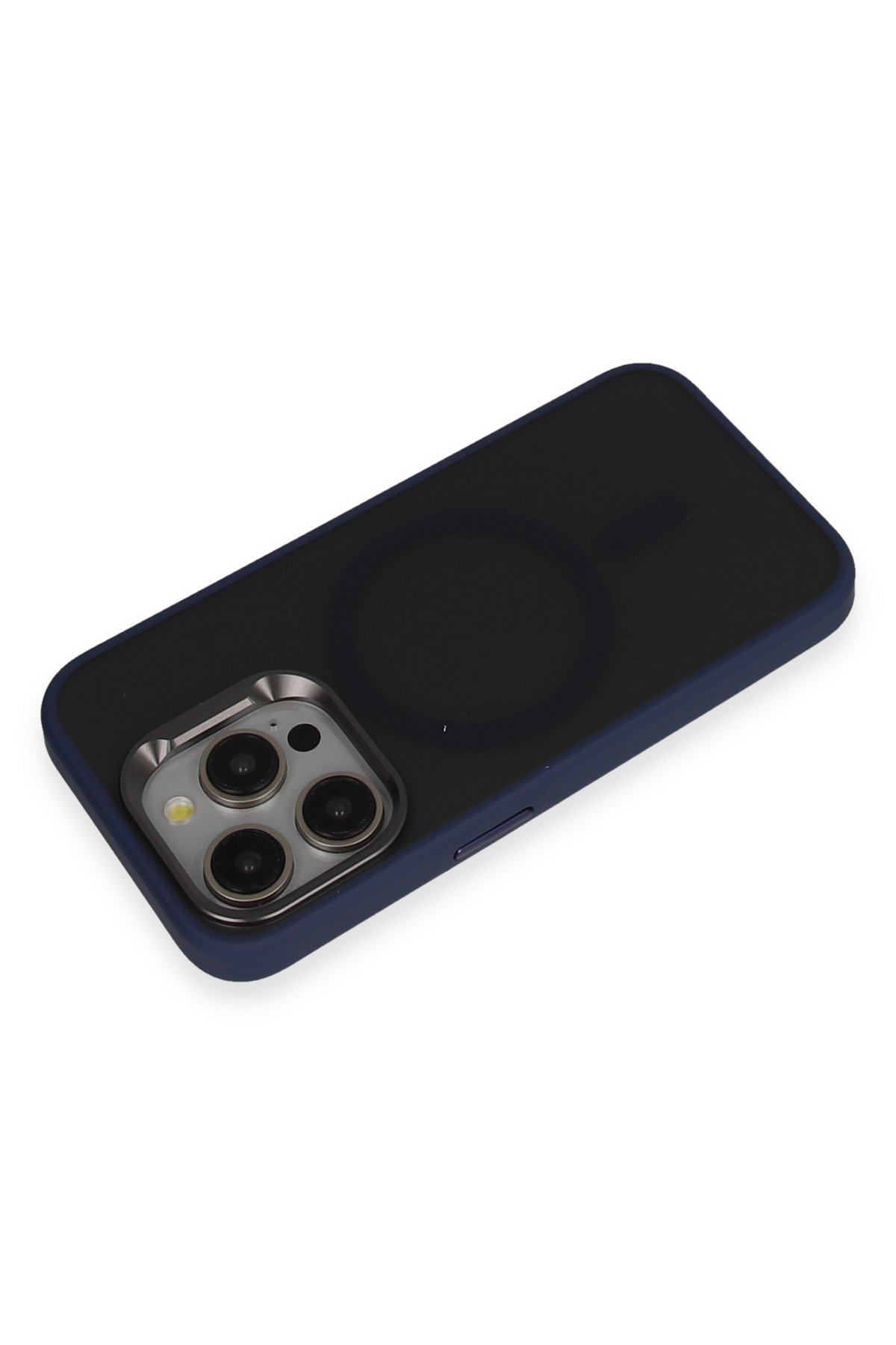 URR iPhone 15 Pro Max Crystal Clear Magsafe 3in1 Ekran Koruyucu ve Kamera Lens Set - Şeffaf