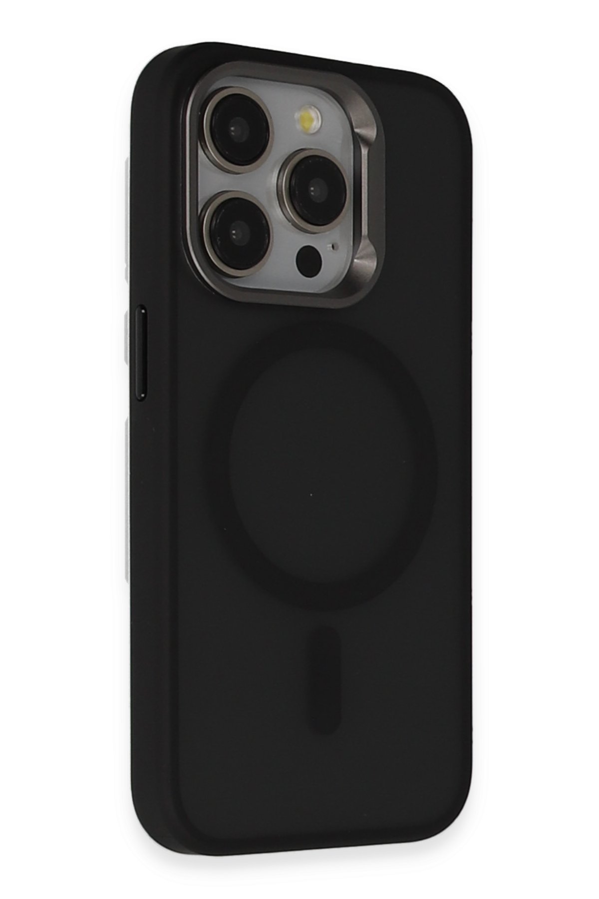 URR iPhone 15 Pro Max 3D Resin Edge Cam Ekran Koruyucu - Siyah