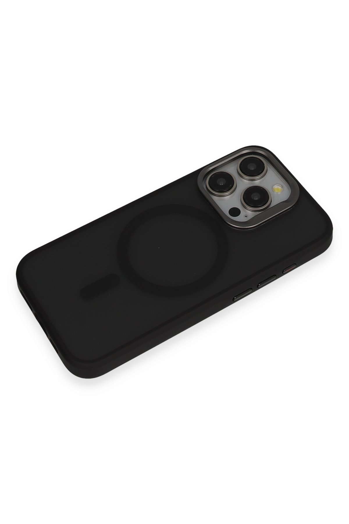 URR iPhone 15 Pro Max 3D Resin Edge Cam Ekran Koruyucu - Siyah