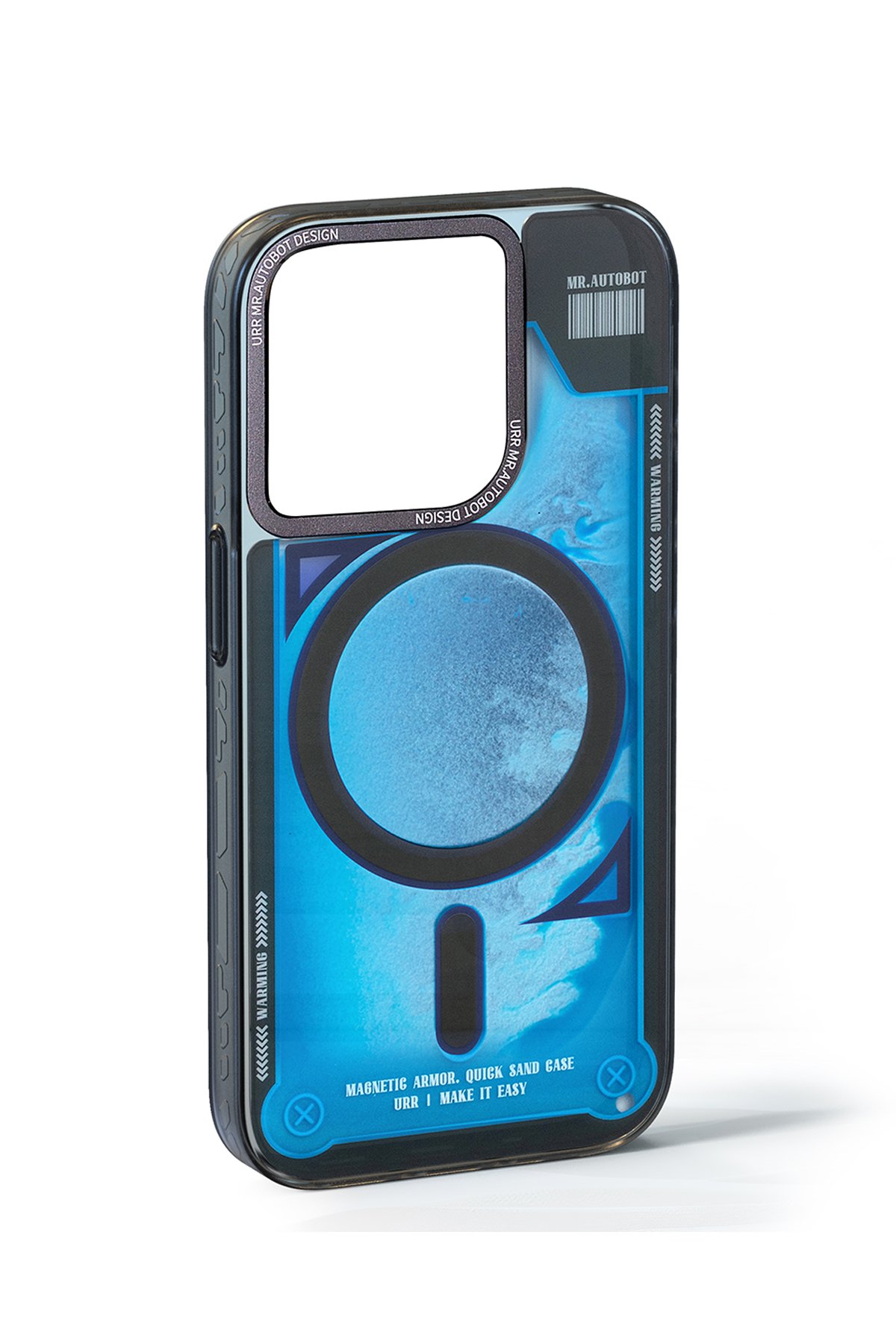 URR iPhone 15 Pro Max Fan Series HD Privacy Antistatik Cam Ekran Koruyucu 10 Adet - Siyah