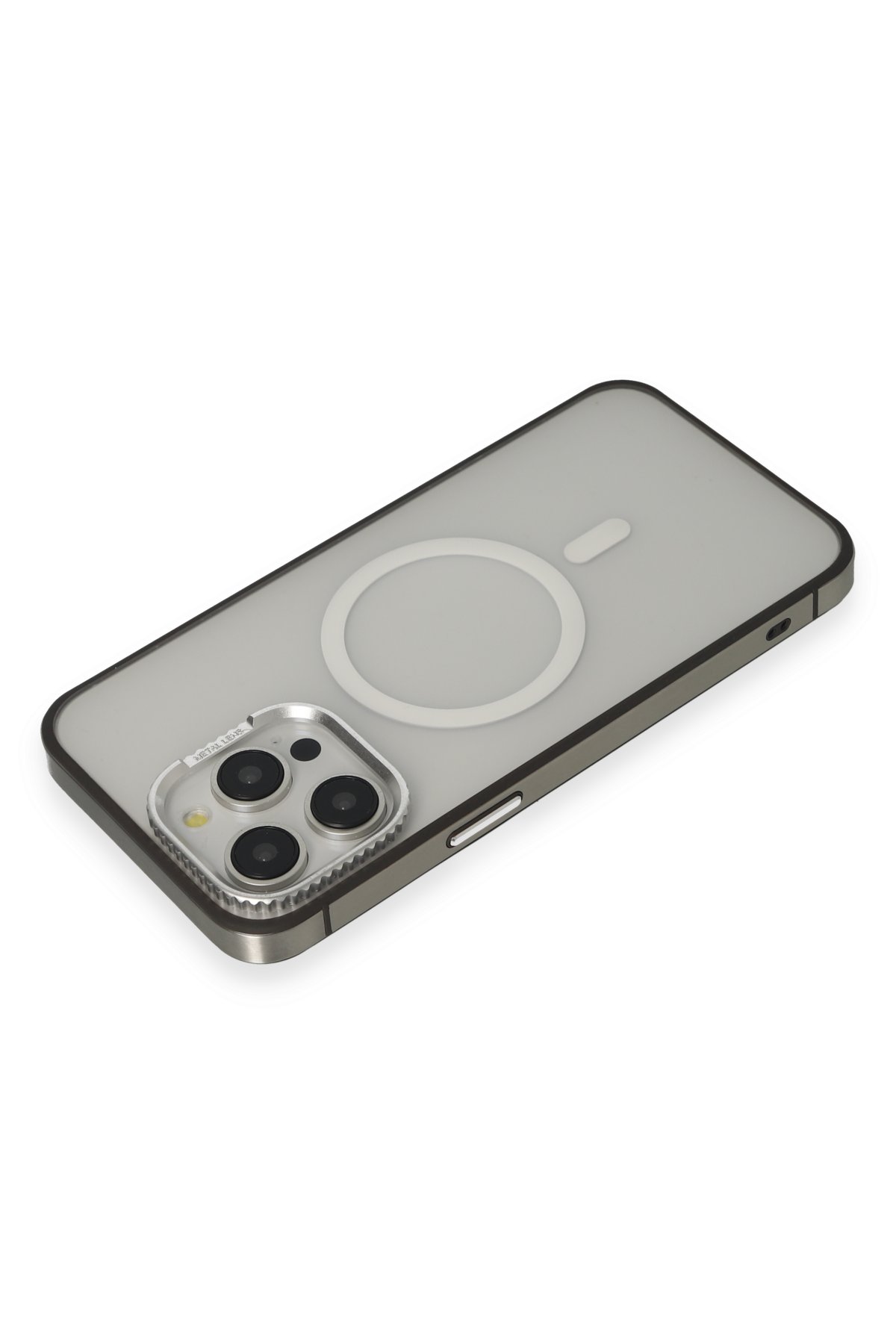 URR iPhone 15 Pro Max Cool Series Matte Pure PC Magsafe Kapak - Siyah