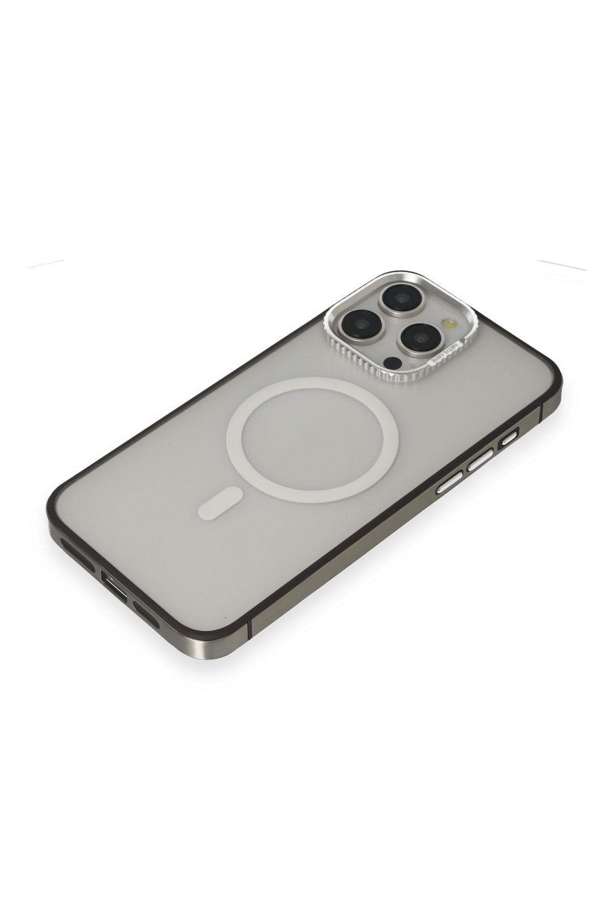 URR iPhone 15 Pro 3D PVD Dioxide Kamera Lens Koruyucu - Lacivert